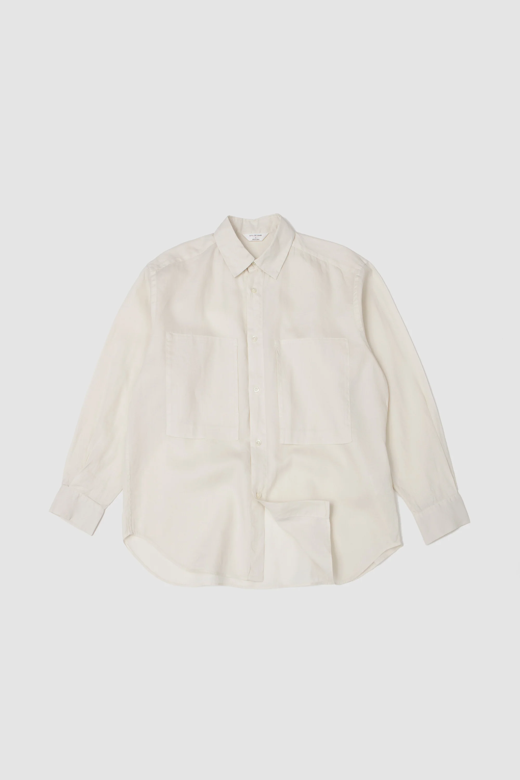 Garment-Dye Over Shirt Ecru