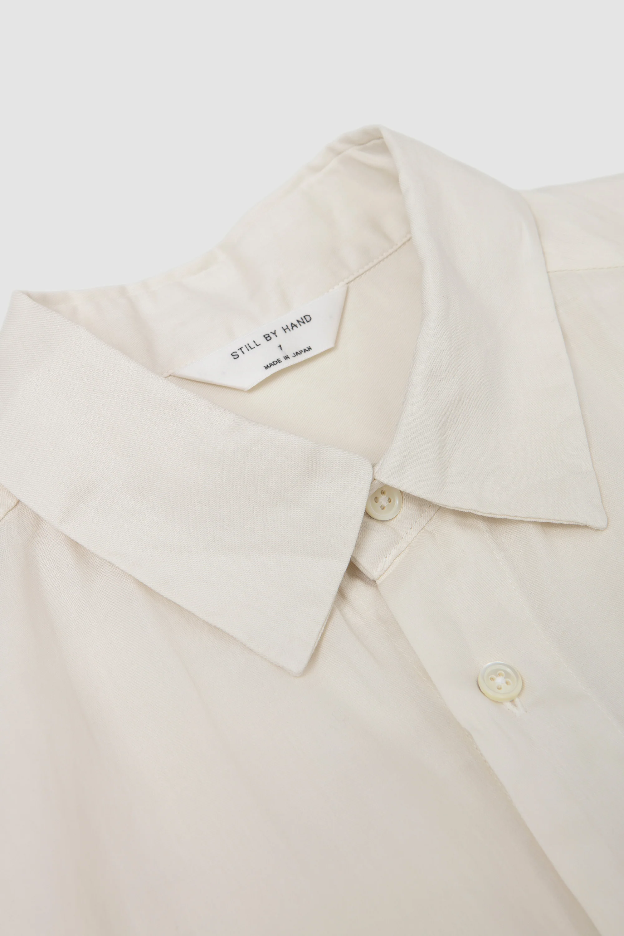 Garment-Dye Over Shirt Ecru - Image 3