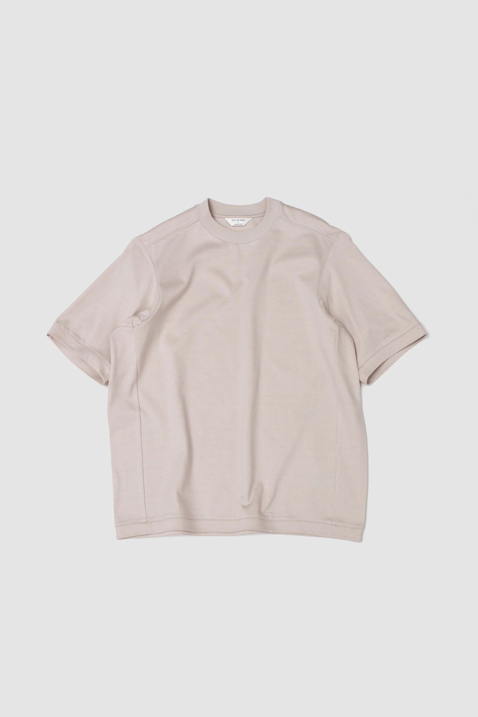 Half Sleeve Sweatshirt Pink Beige - Image 2