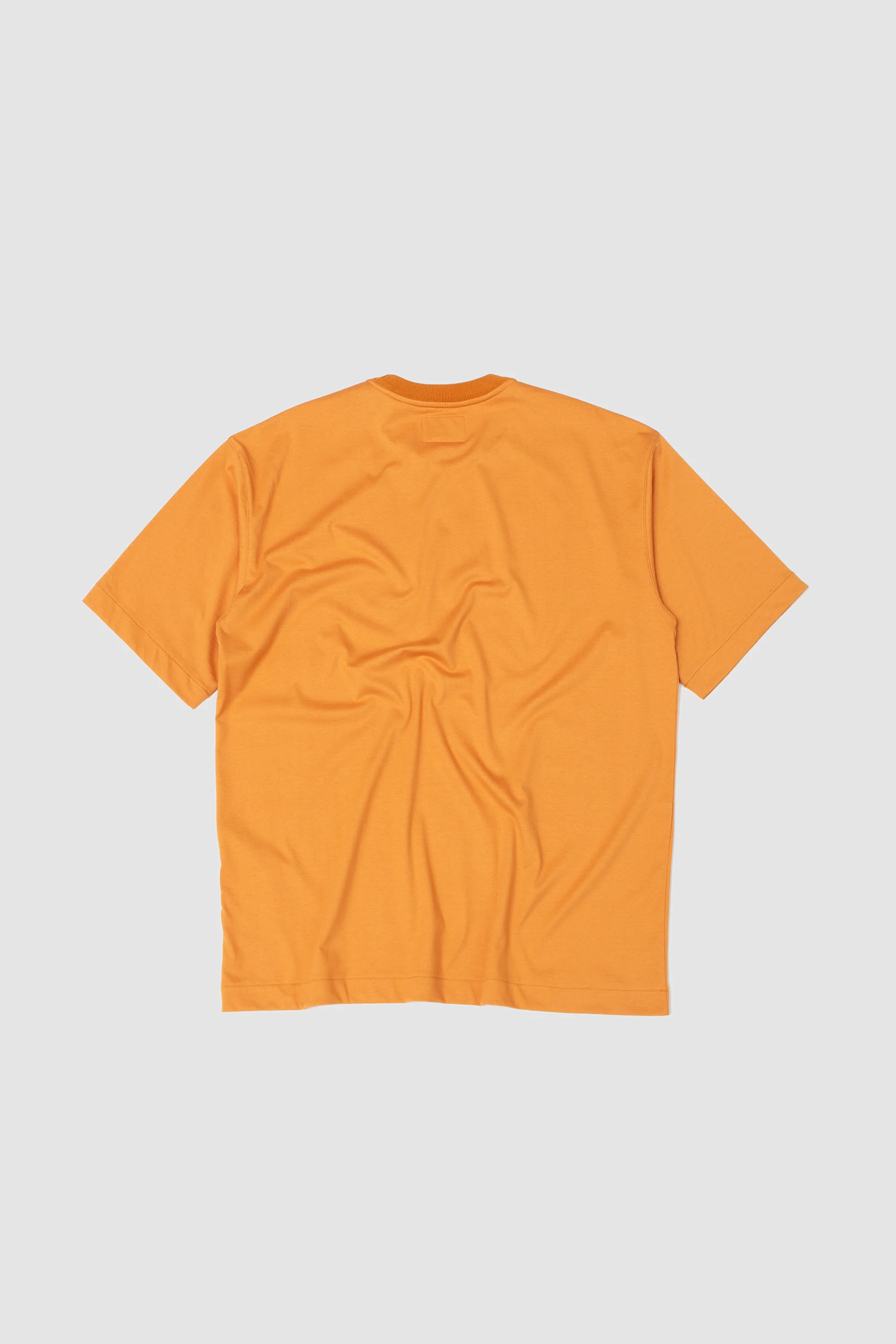 Knitted Rib T-Shirt Sand Dusty Orange - Image 5