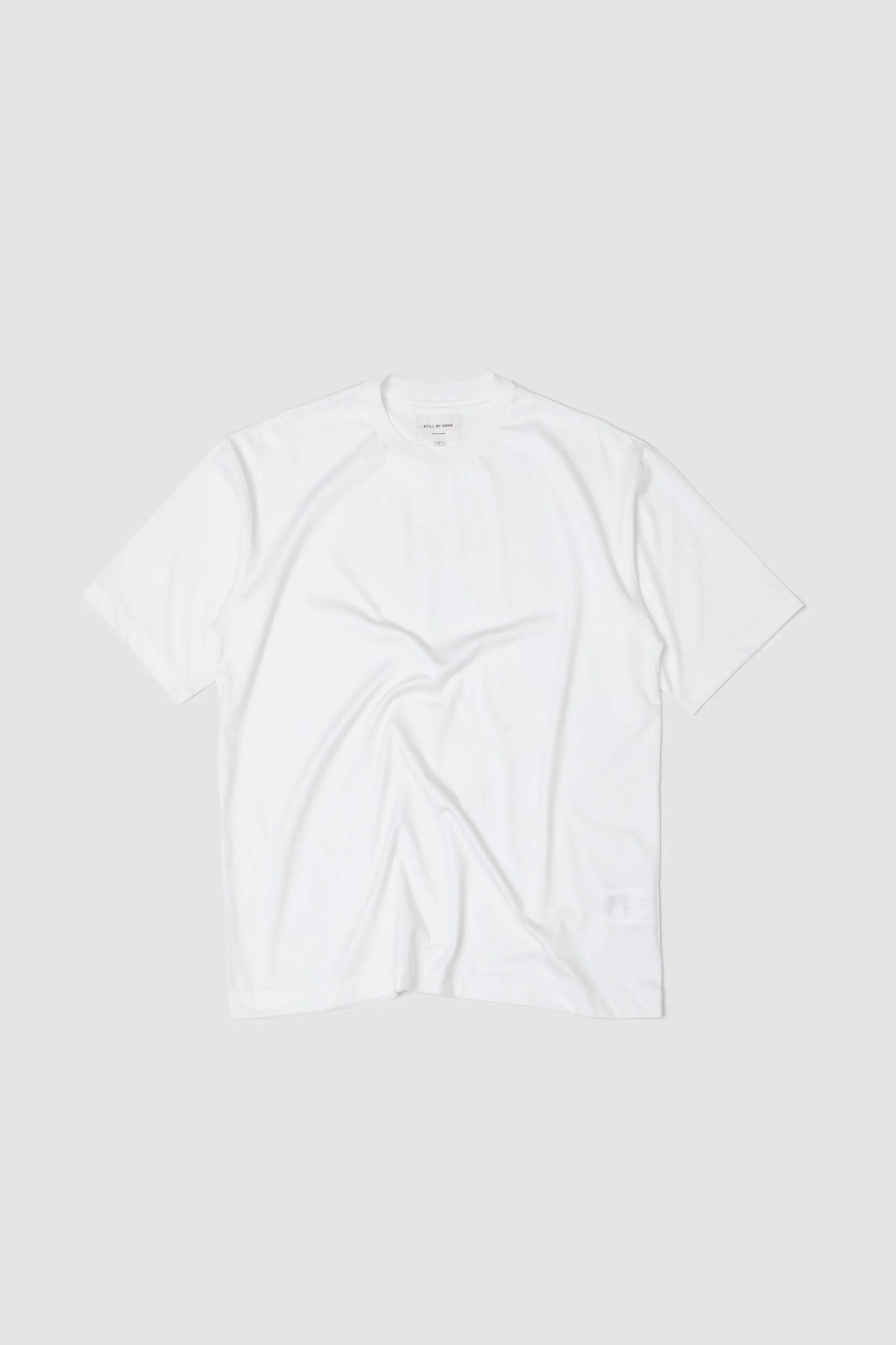 Knitted Rib T-Shirt White - Image 2