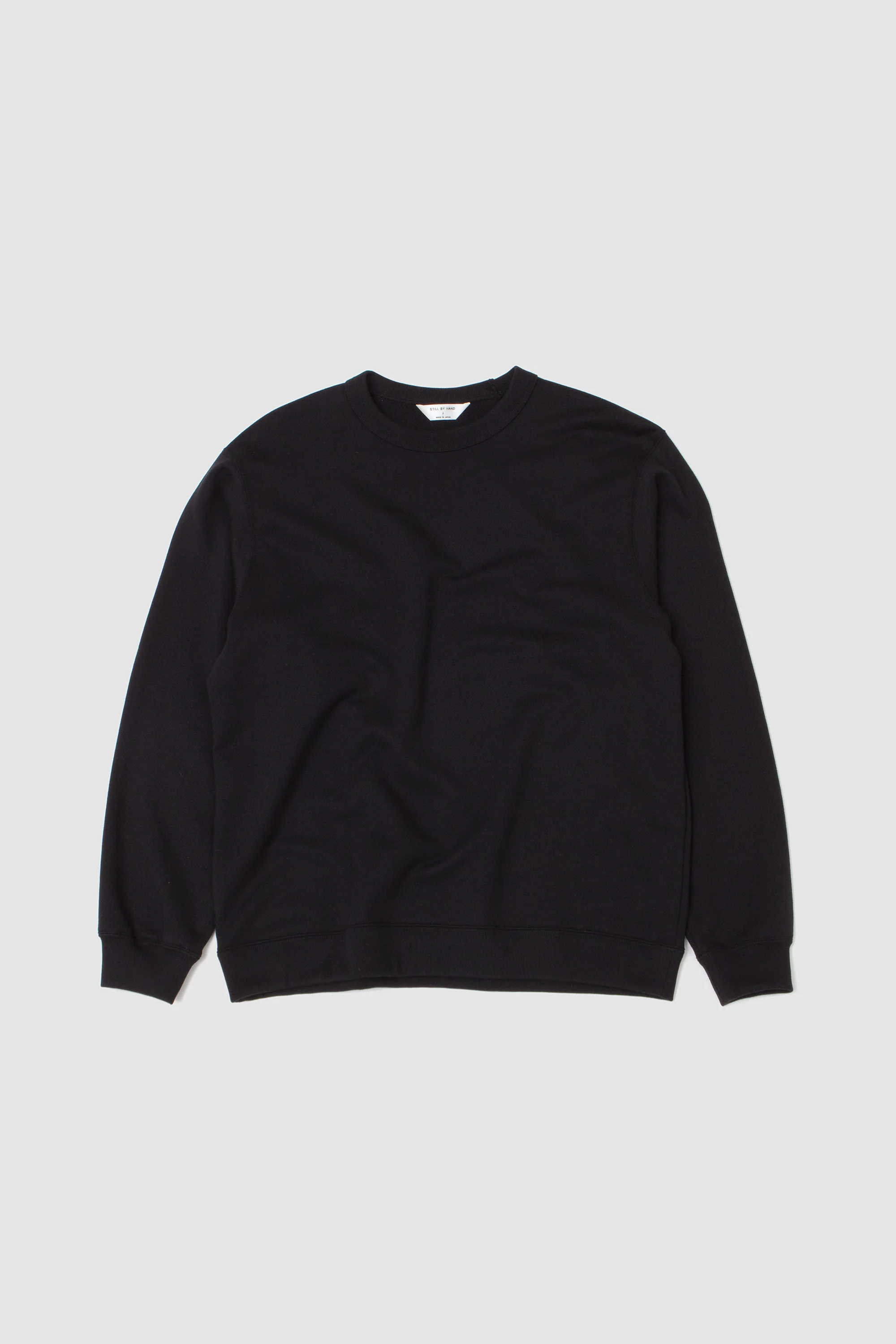 Pima Cotton Sweatshirt Ink Black - Image 2
