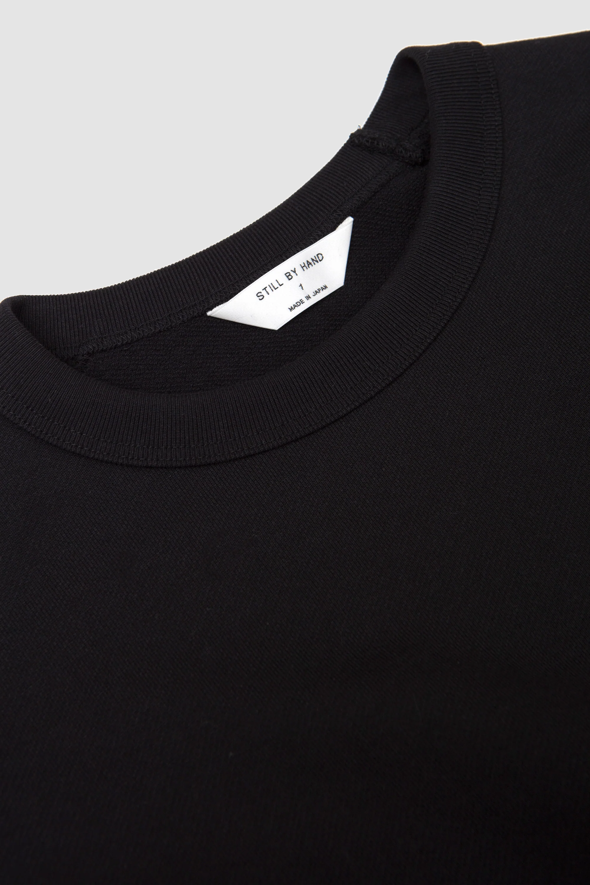 Pima Cotton Sweatshirt Ink Black - Image 3