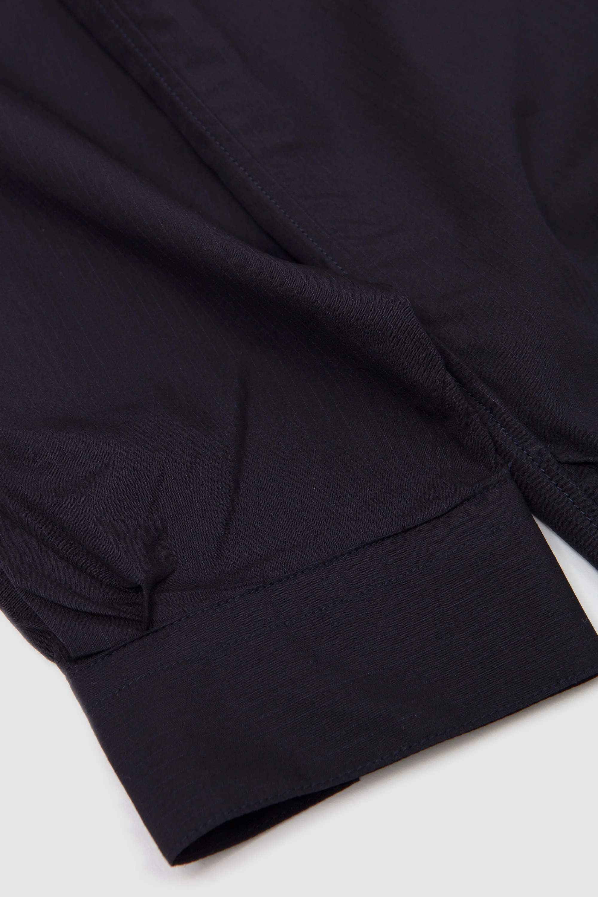 Regular Collar Shirt Navy Stripe - Image 4