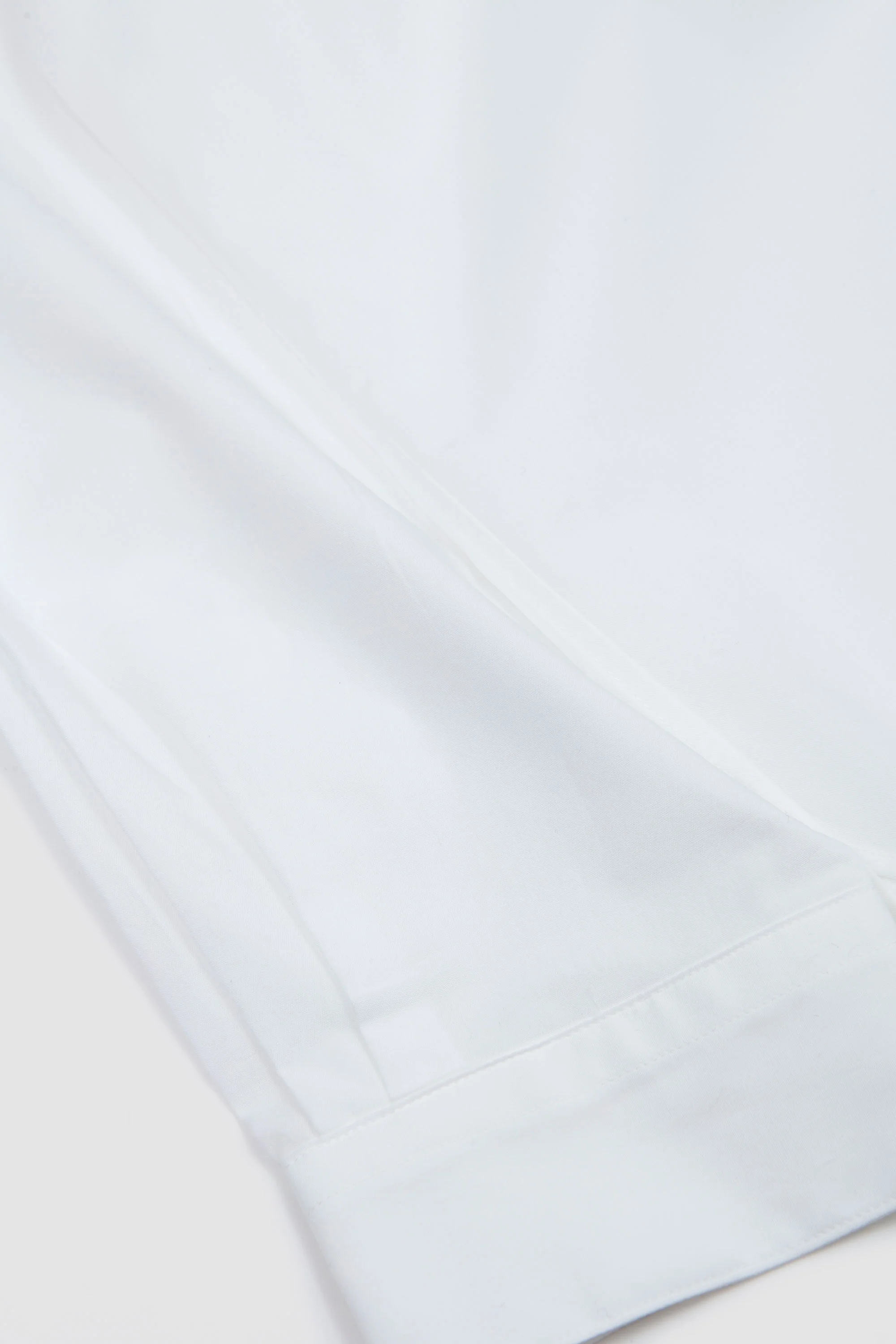 Regular Collar Shirt White - Image 4