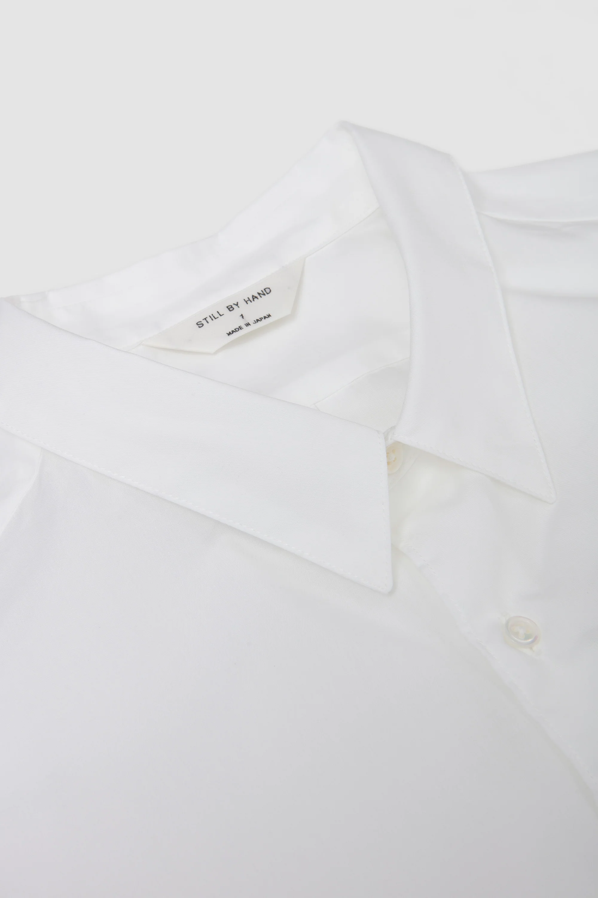Regular Collar Shirt White - Image 3