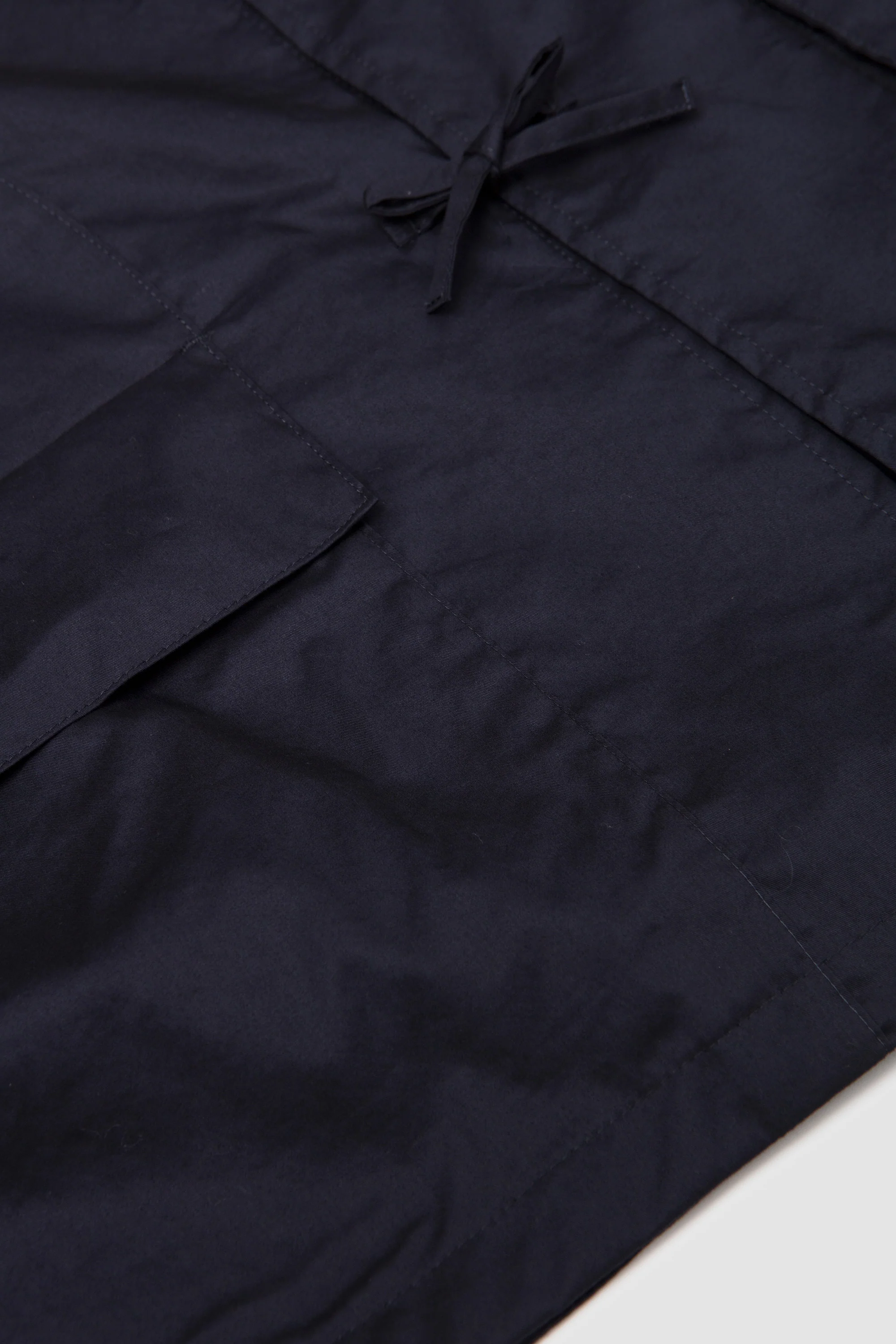 String Front Over Shirt Dark Navy - Image 4