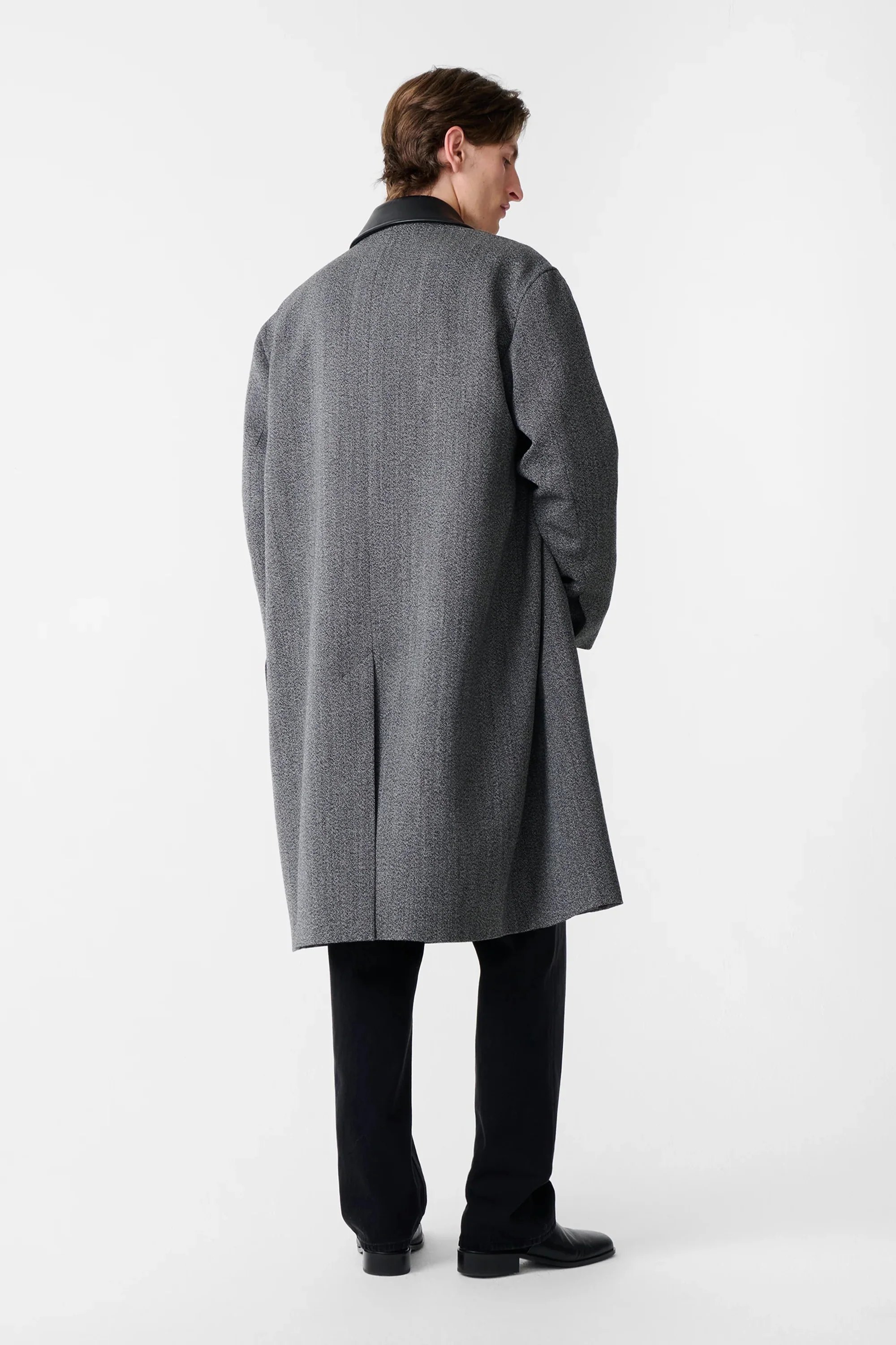 Bryn Coat Black/ White - Image 3