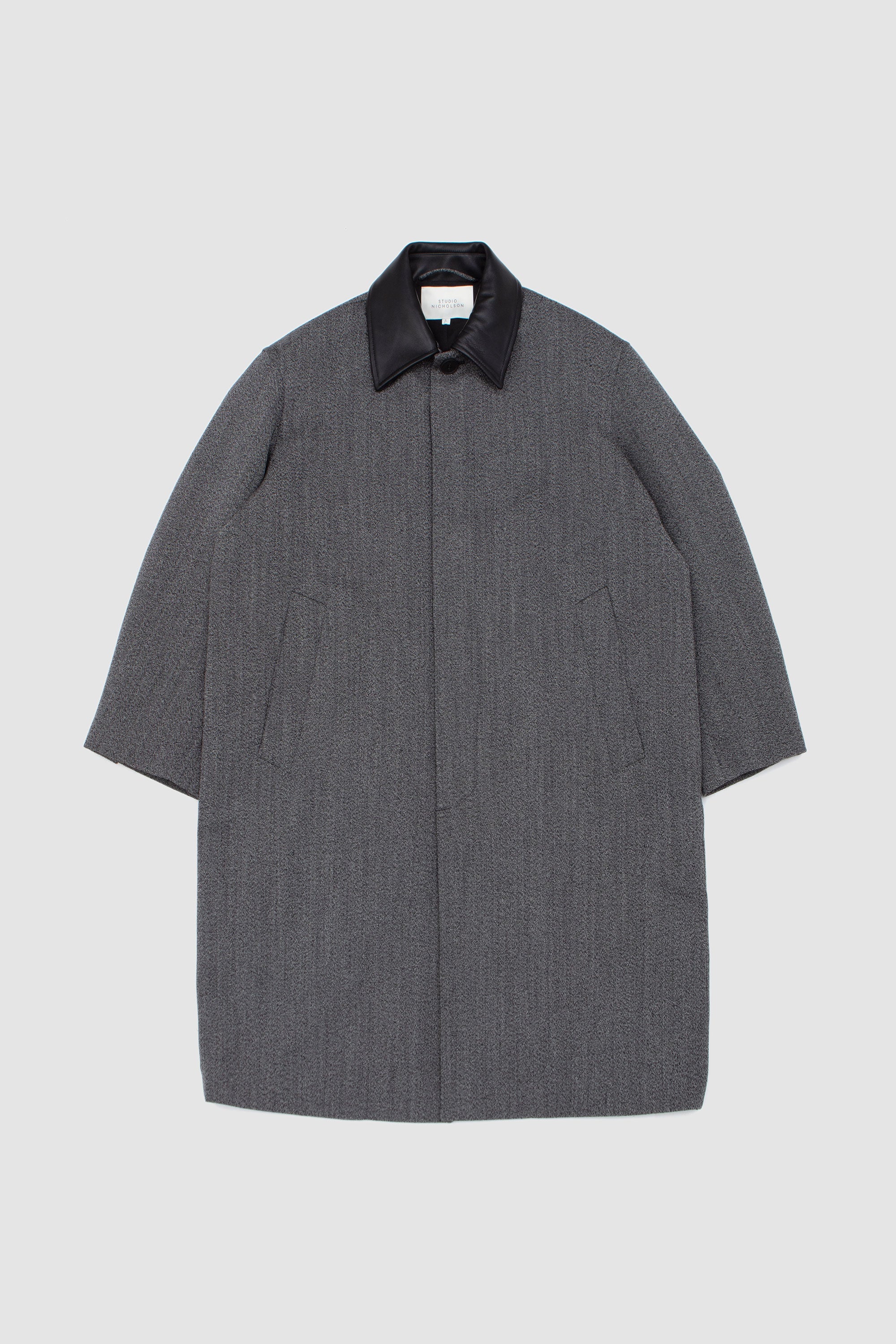 Bryn Coat Black/ White - Image 5