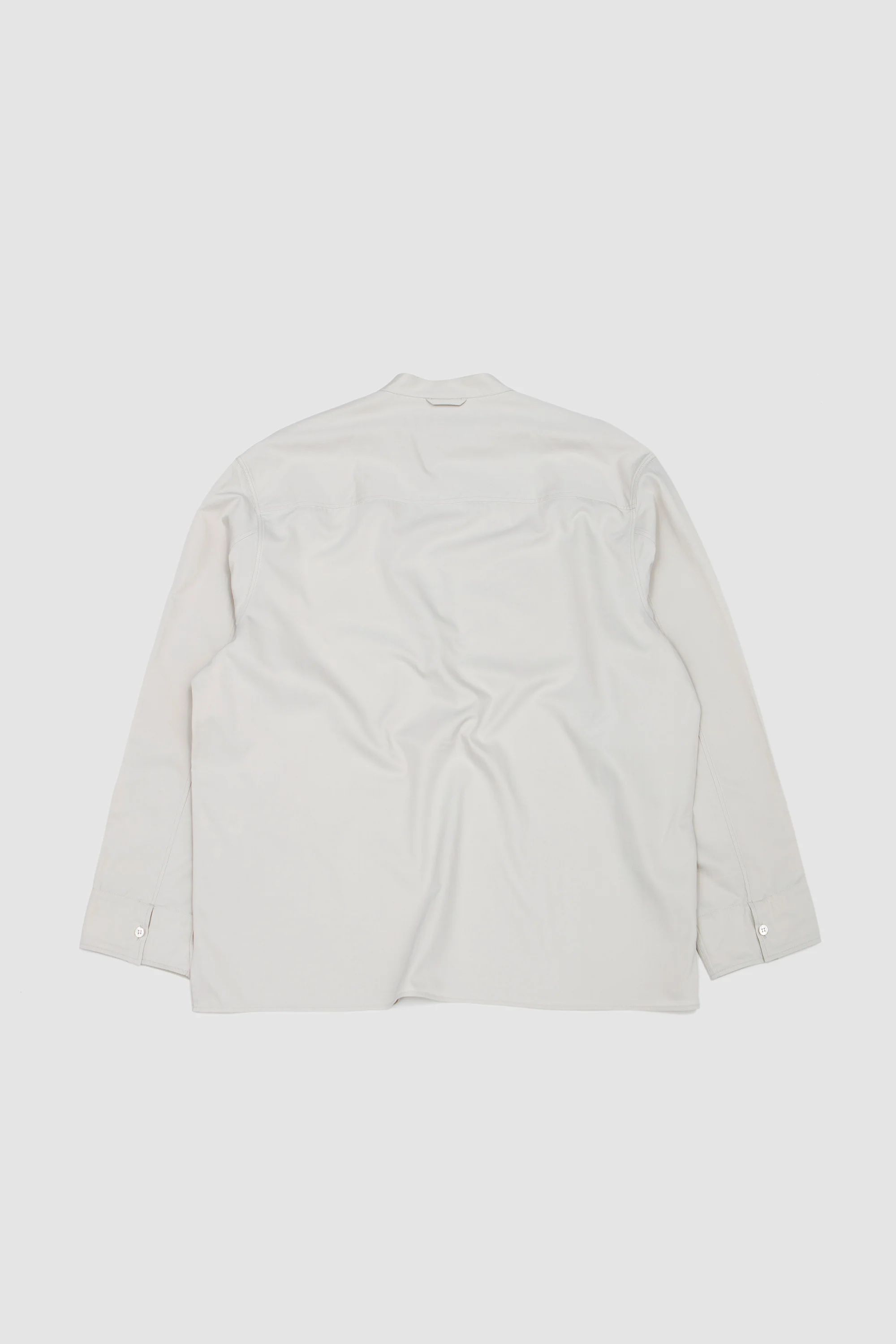 Solis Drape Collar Shirt Bone - Image 10