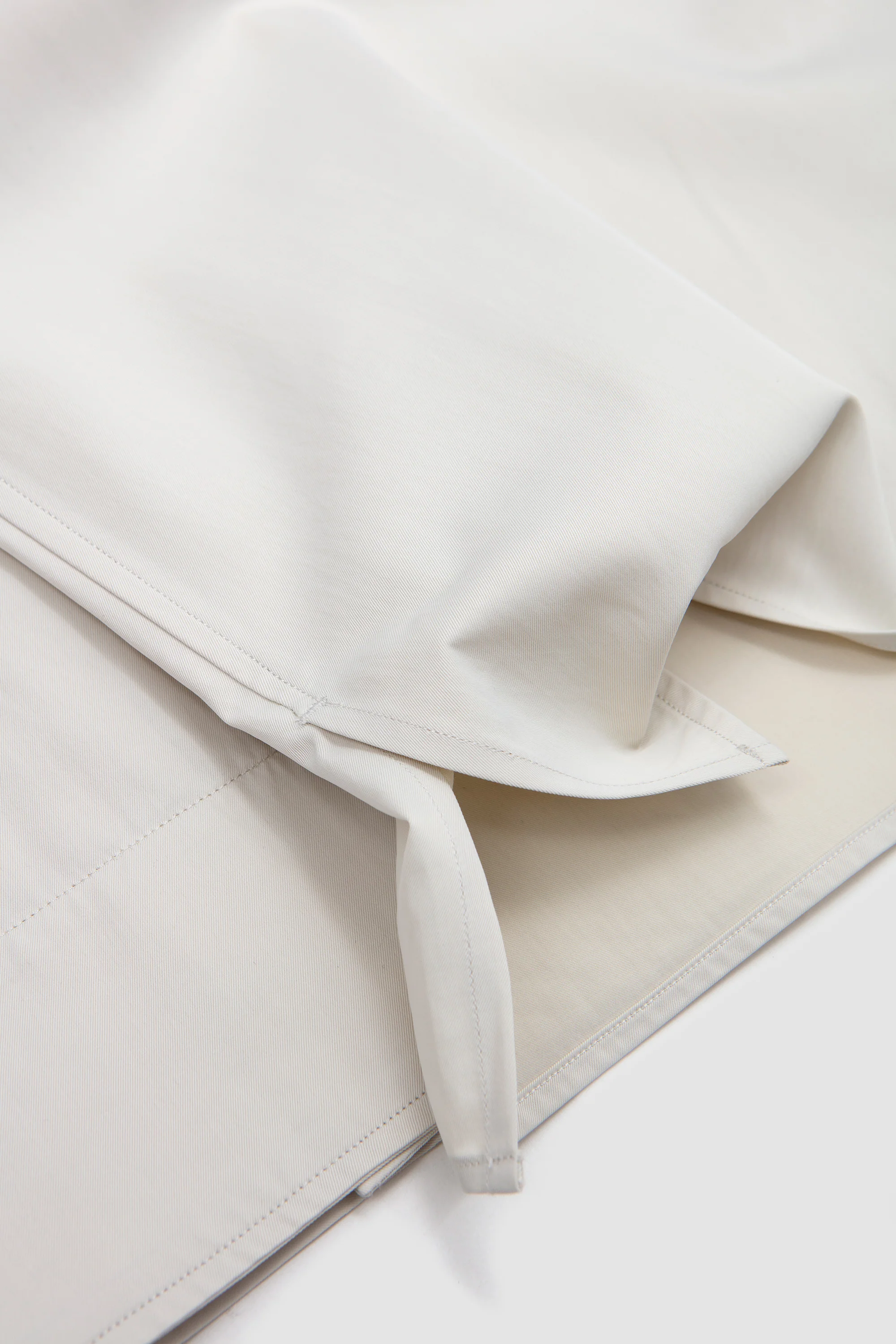 Solis Drape Collar Shirt Bone - Image 9