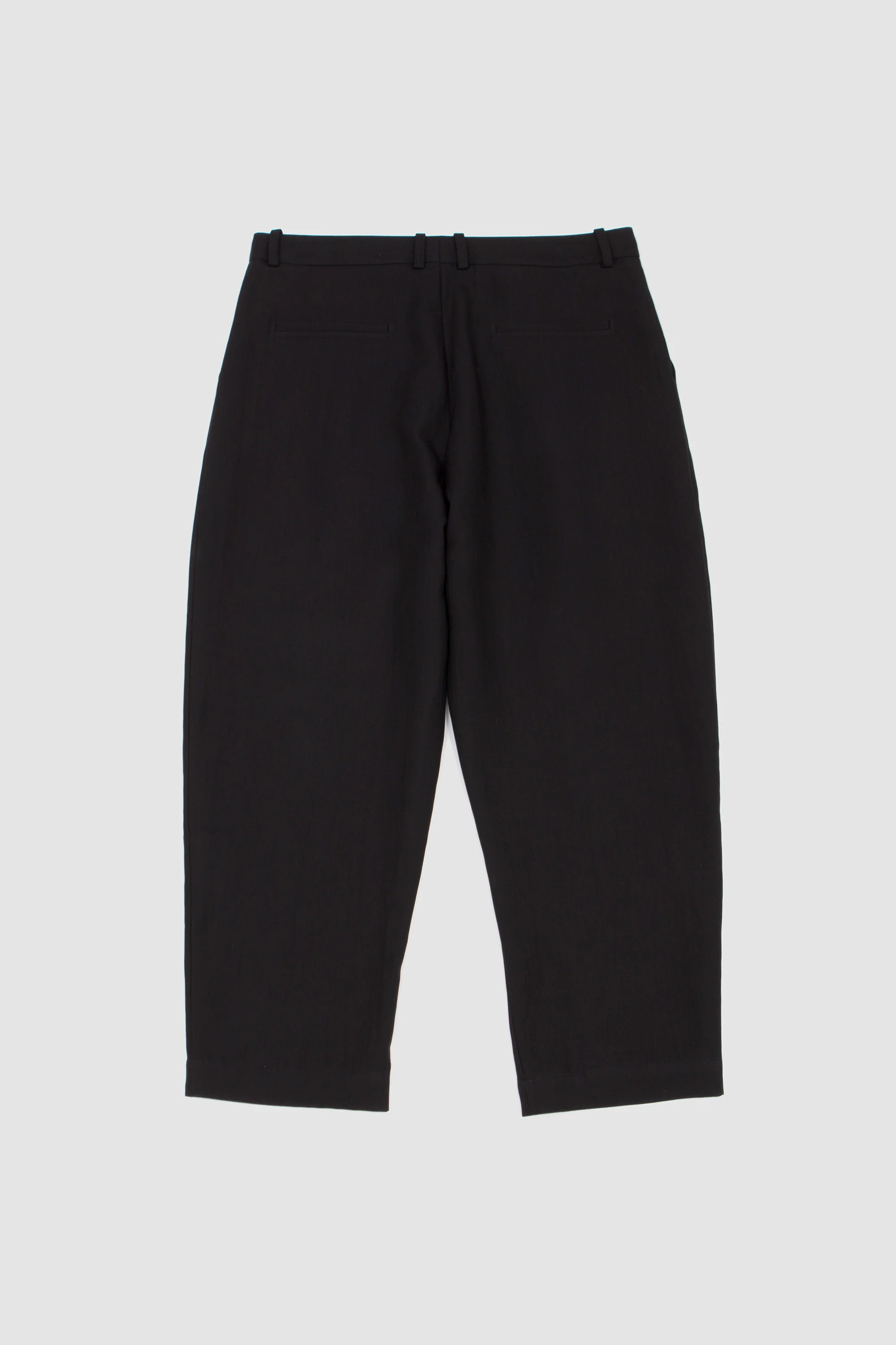 Tuck Cotton Pant Black - Image 11