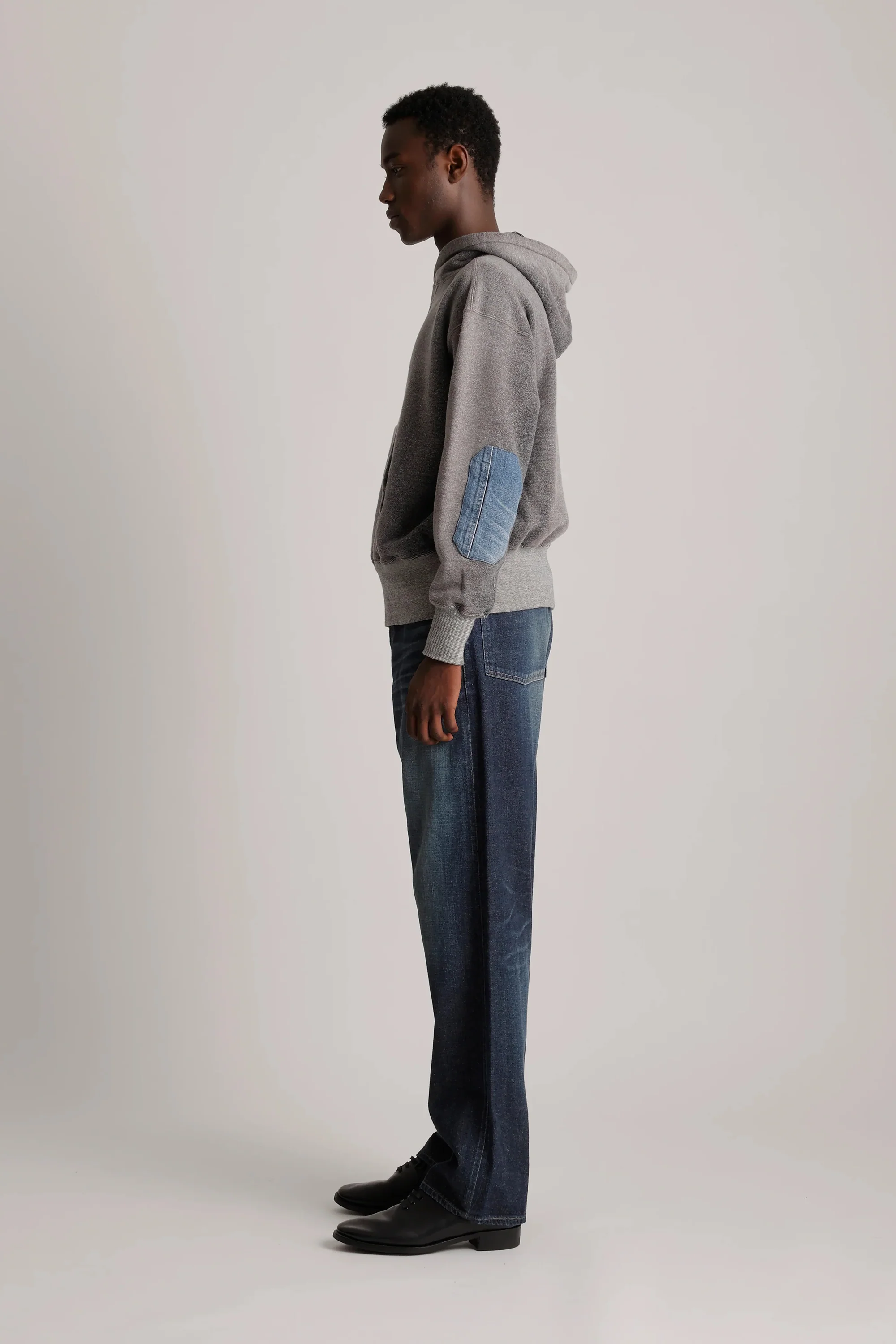 Lot.606 Hooded Sweatshirt Bleached Heather Grey - Image 3