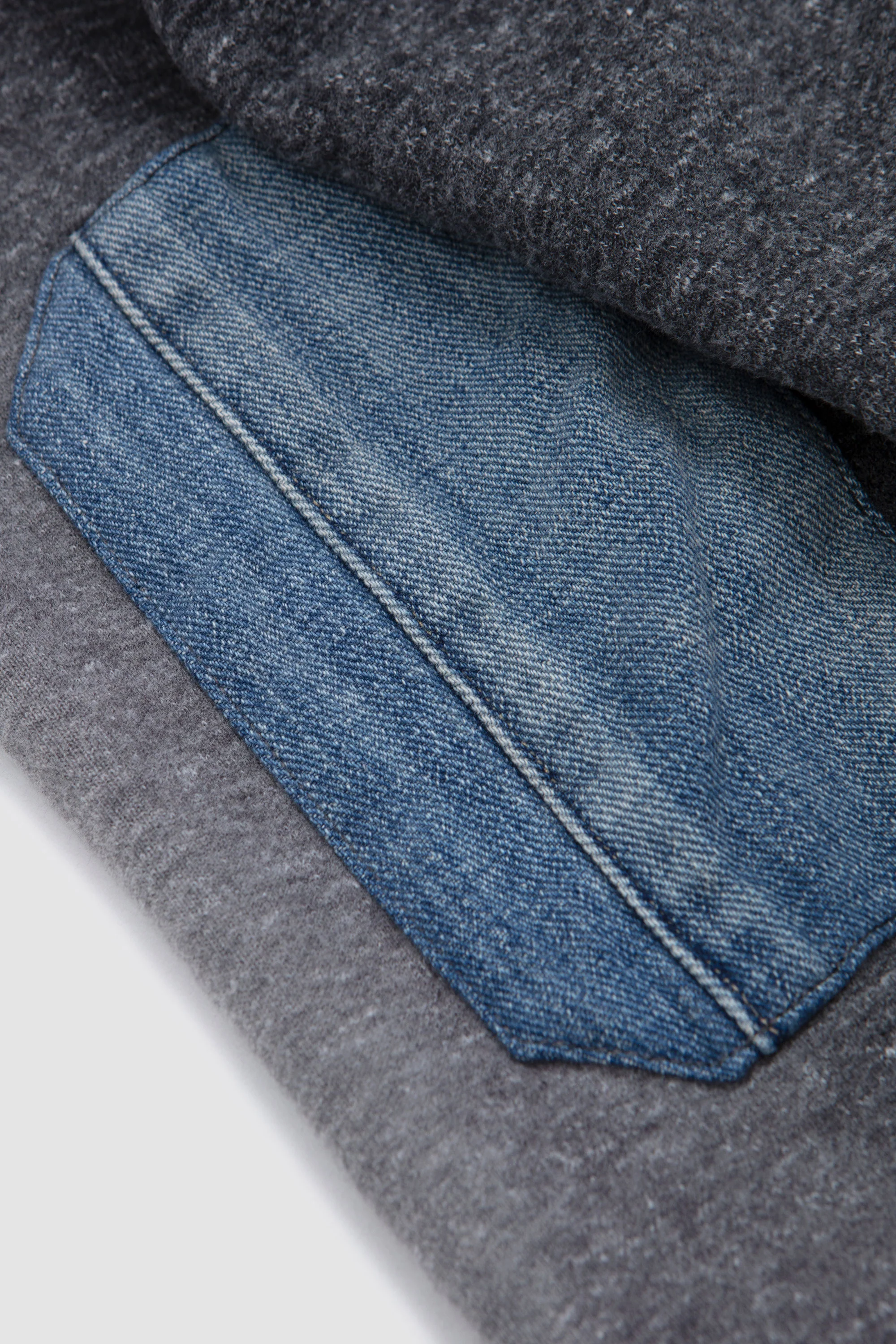 Lot.606 Hooded Sweatshirt Bleached Heather Grey - Image 7