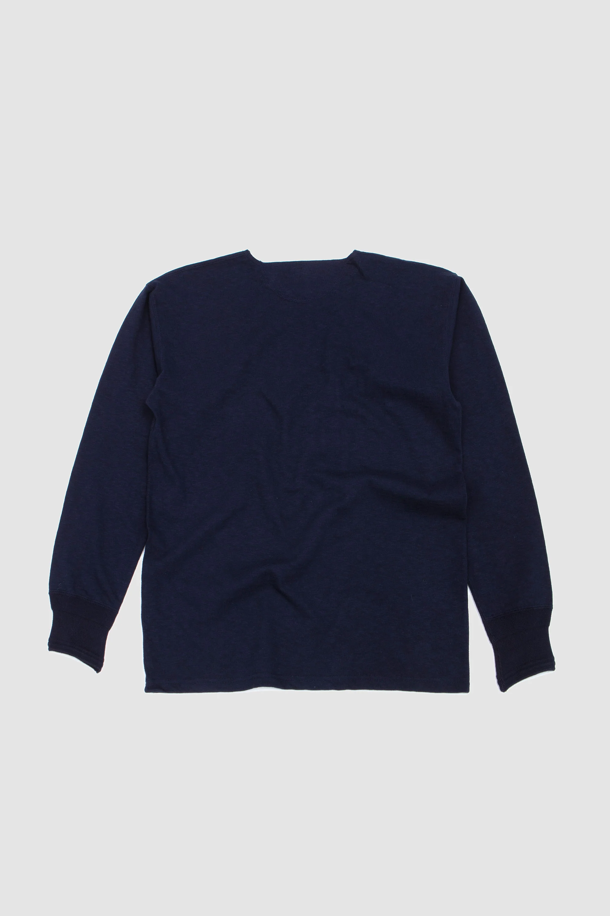 Lot.618 Side Henley Neck Shirt Navy - Image 6