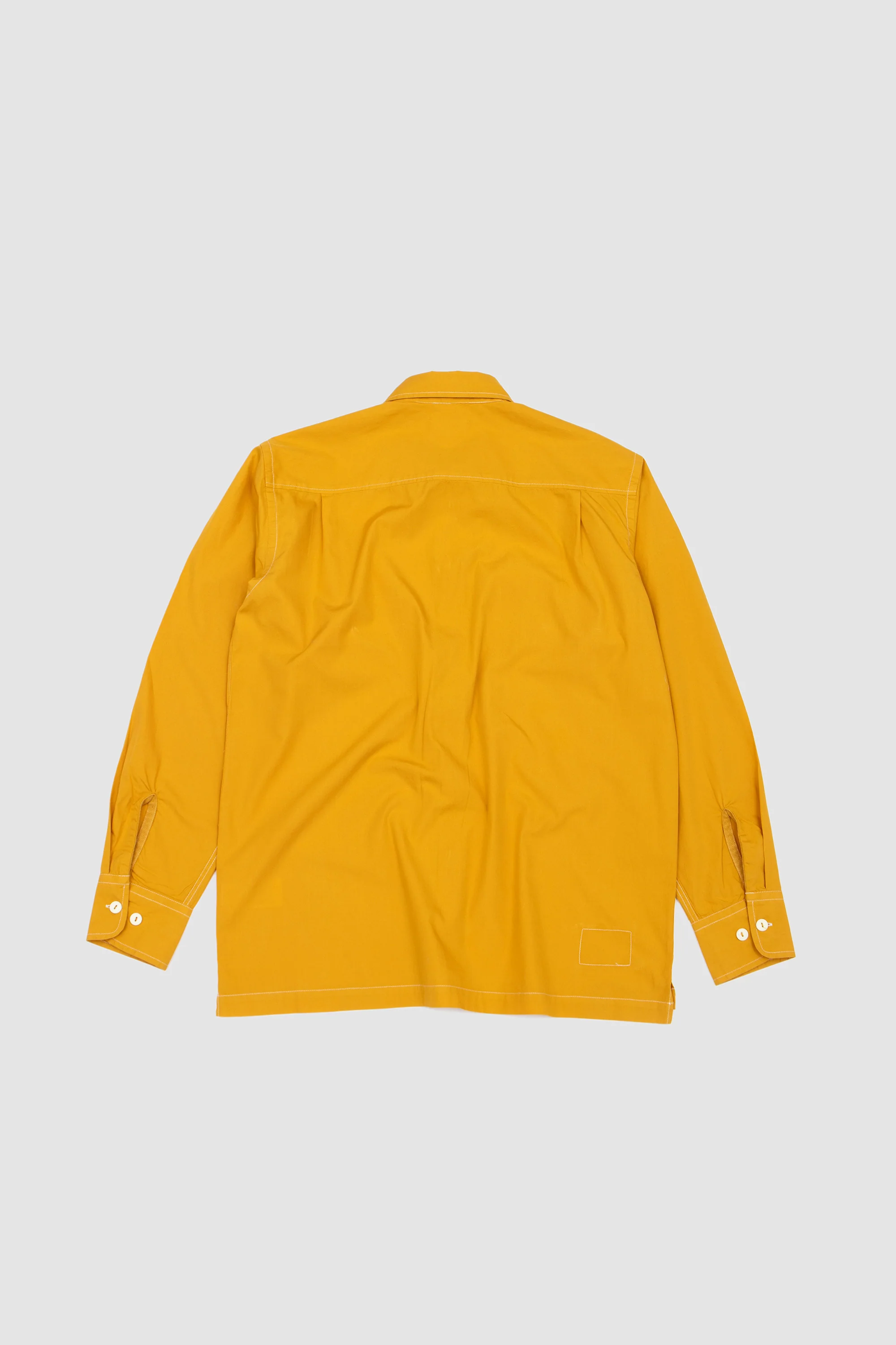 CPO Shirt Organic Fine Poplin Golden Brown - Image 5