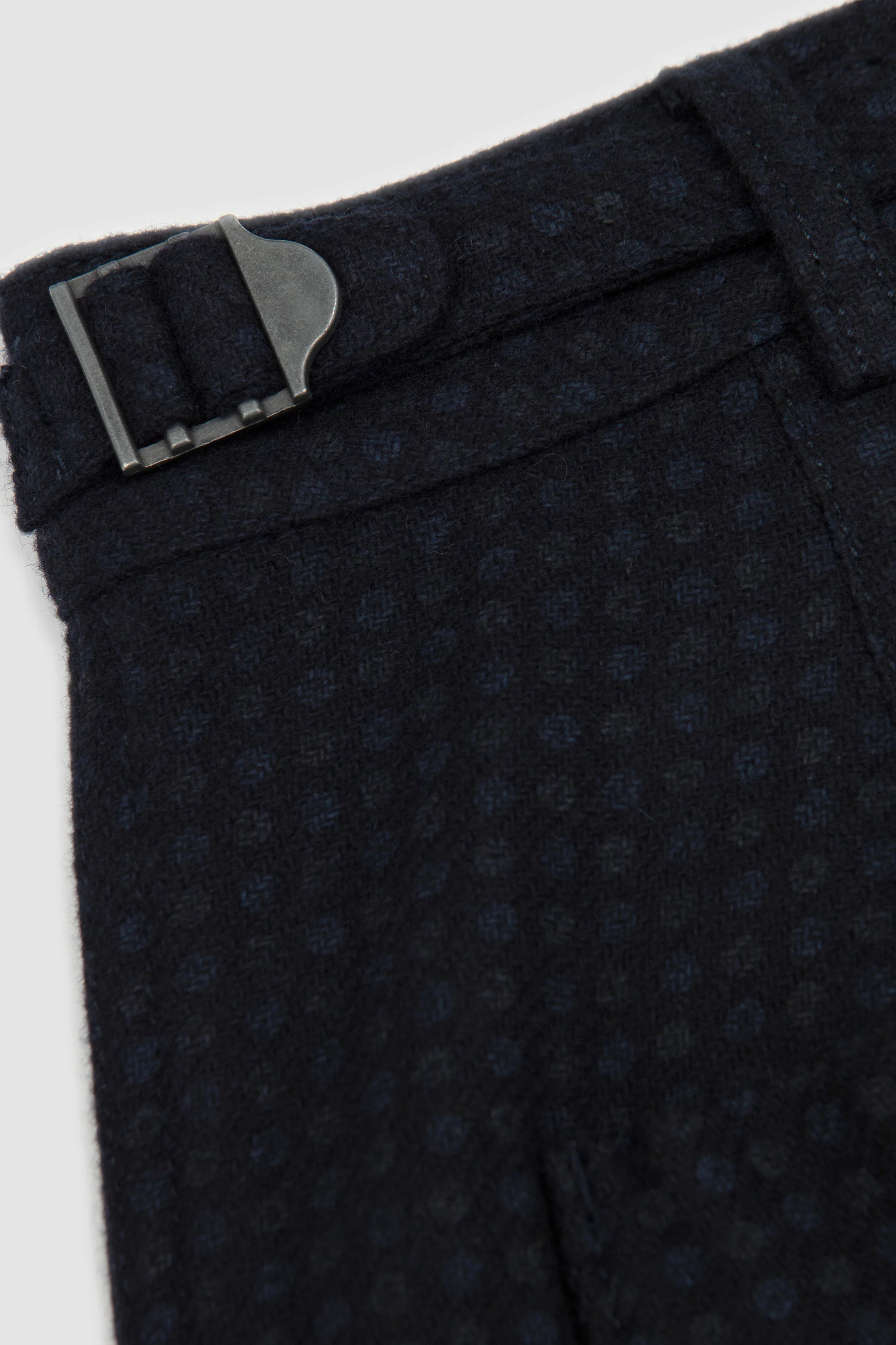 Dutch Pant Dot Print Flannel Navy - Image 4