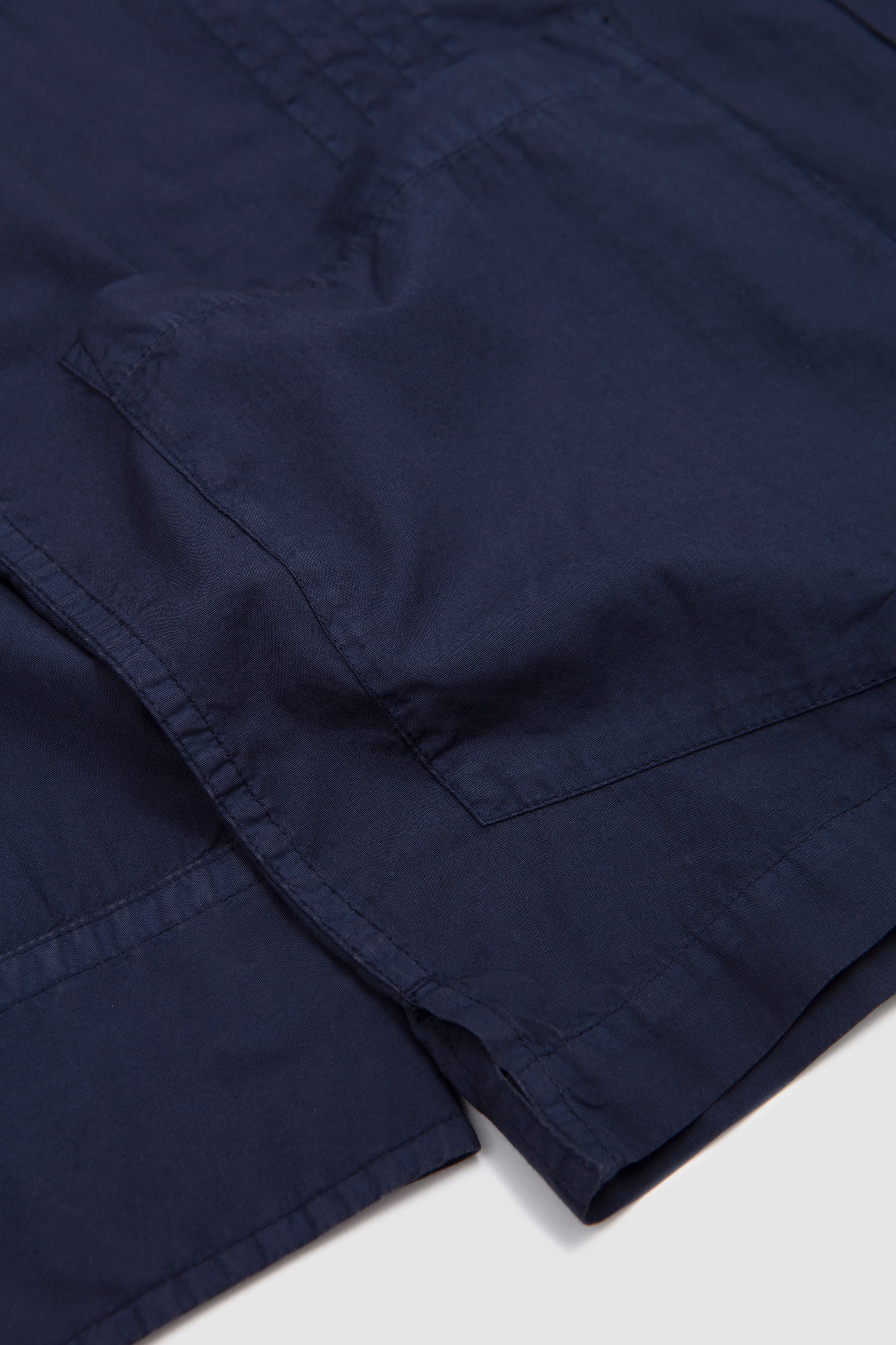Dwight Overshirt Poplin Navy - Image 4
