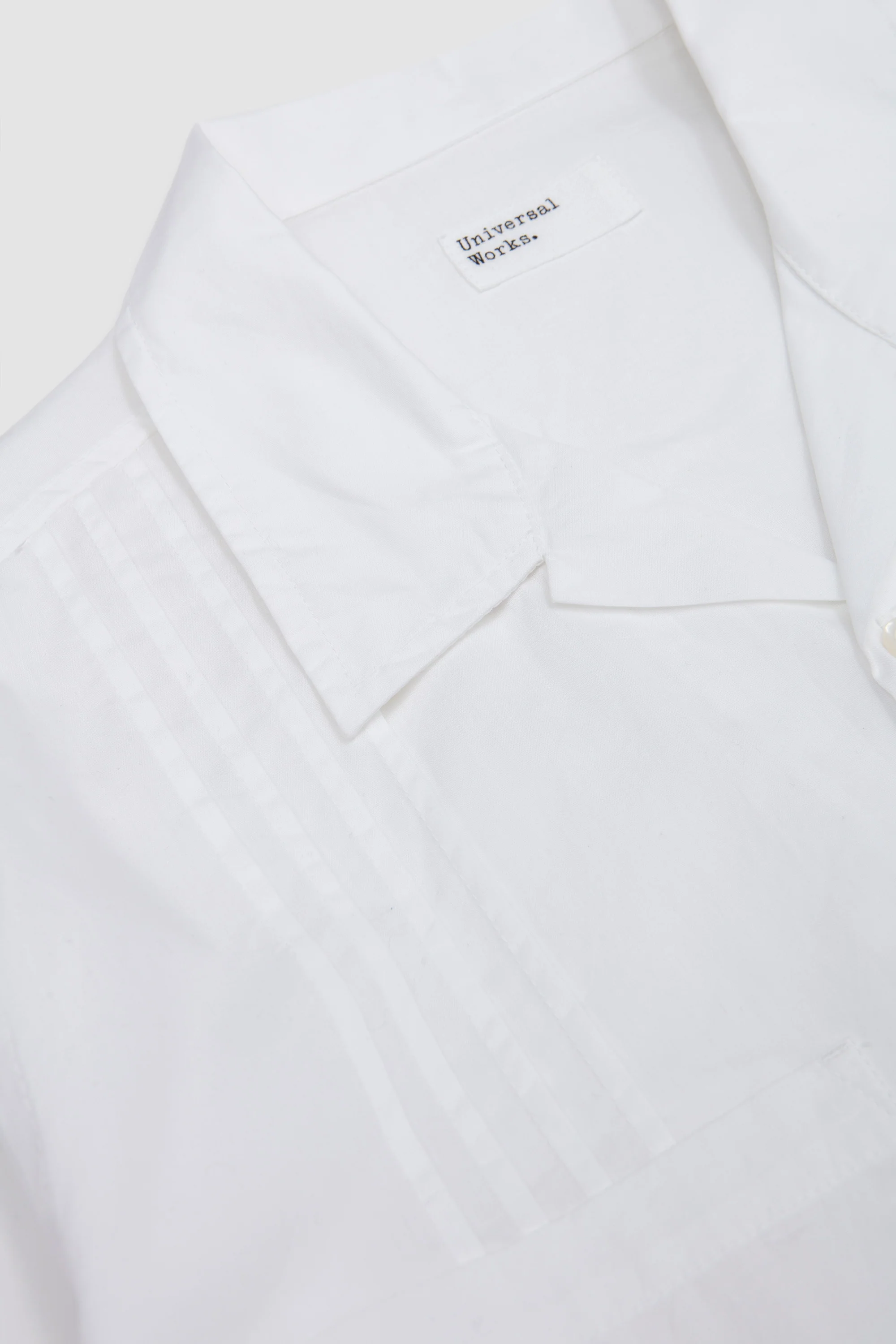 Dwight Overshirt Poplin White - Image 3