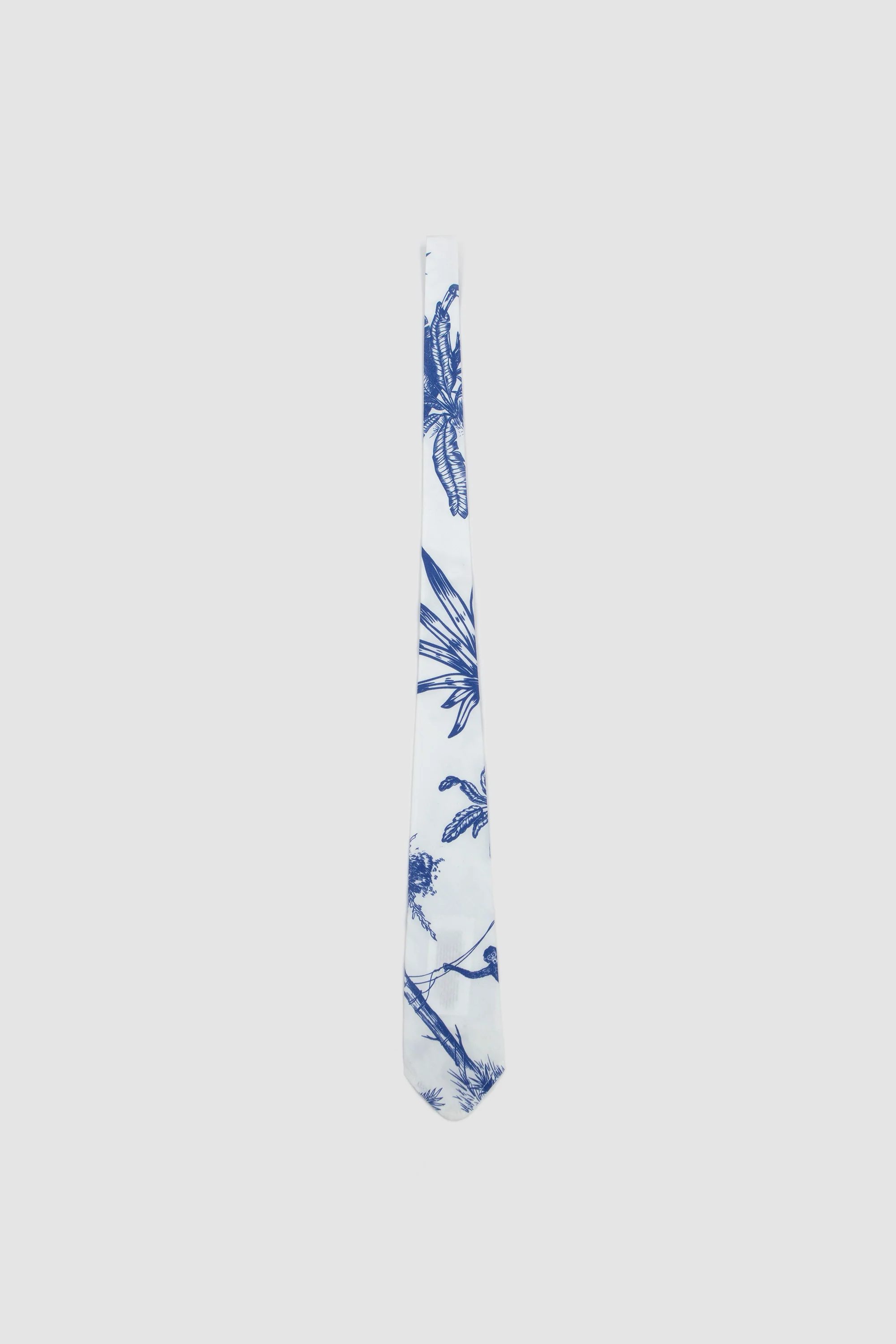 Jungle Toile Poplin Tie White - Image 2