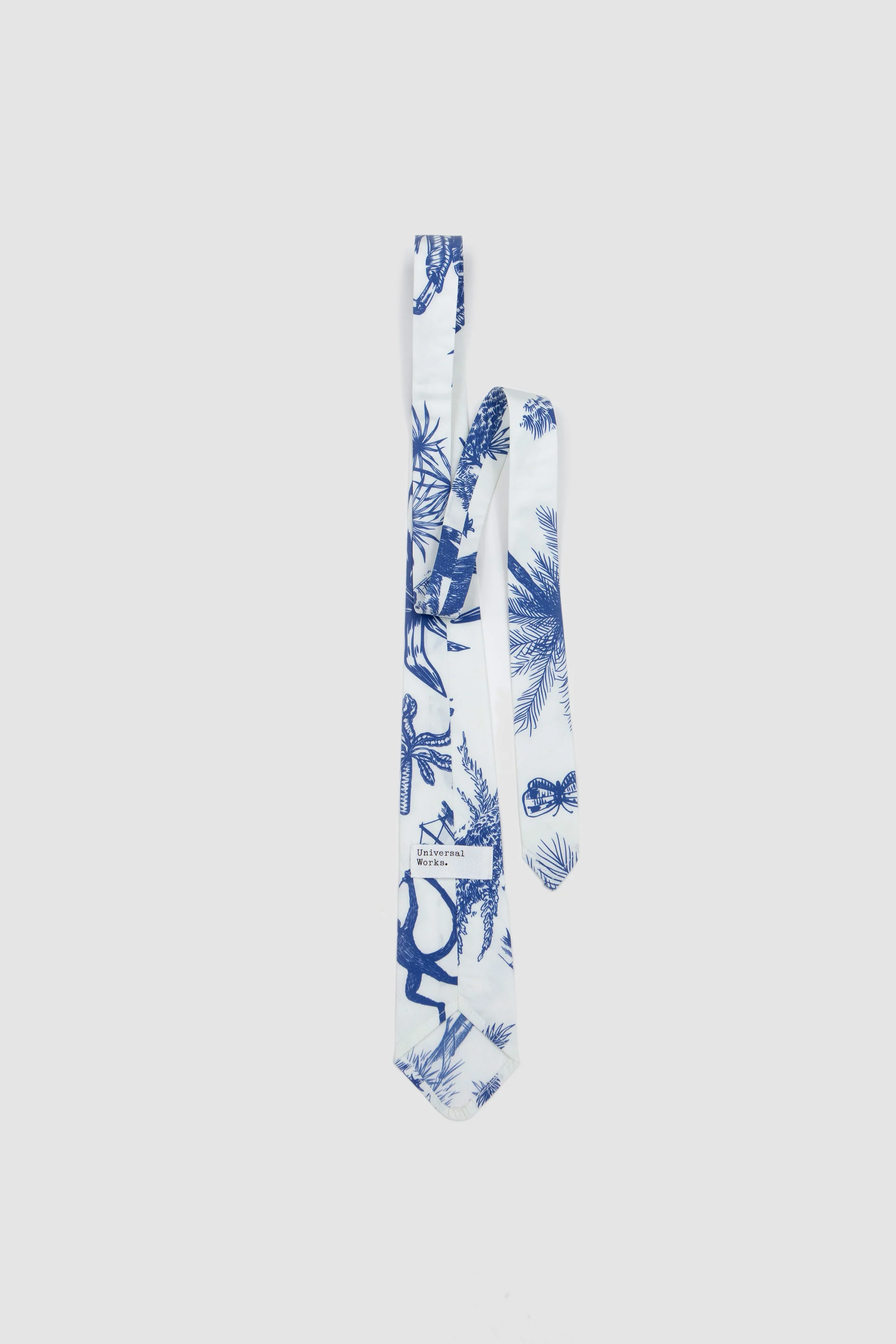 Jungle Toile Poplin Tie White - Image 6