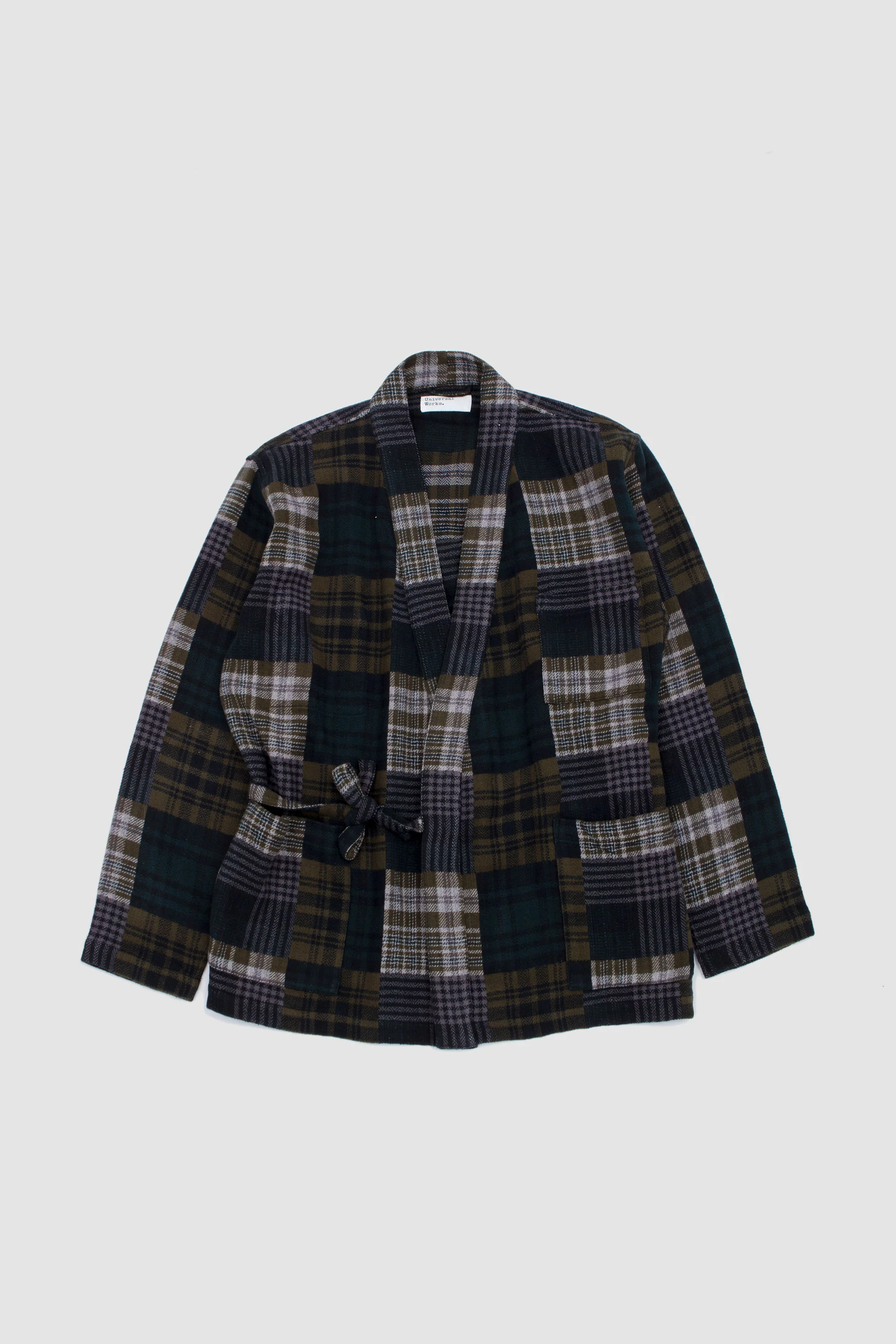 Kyoto Work Jacket Japanese Patchwork Green