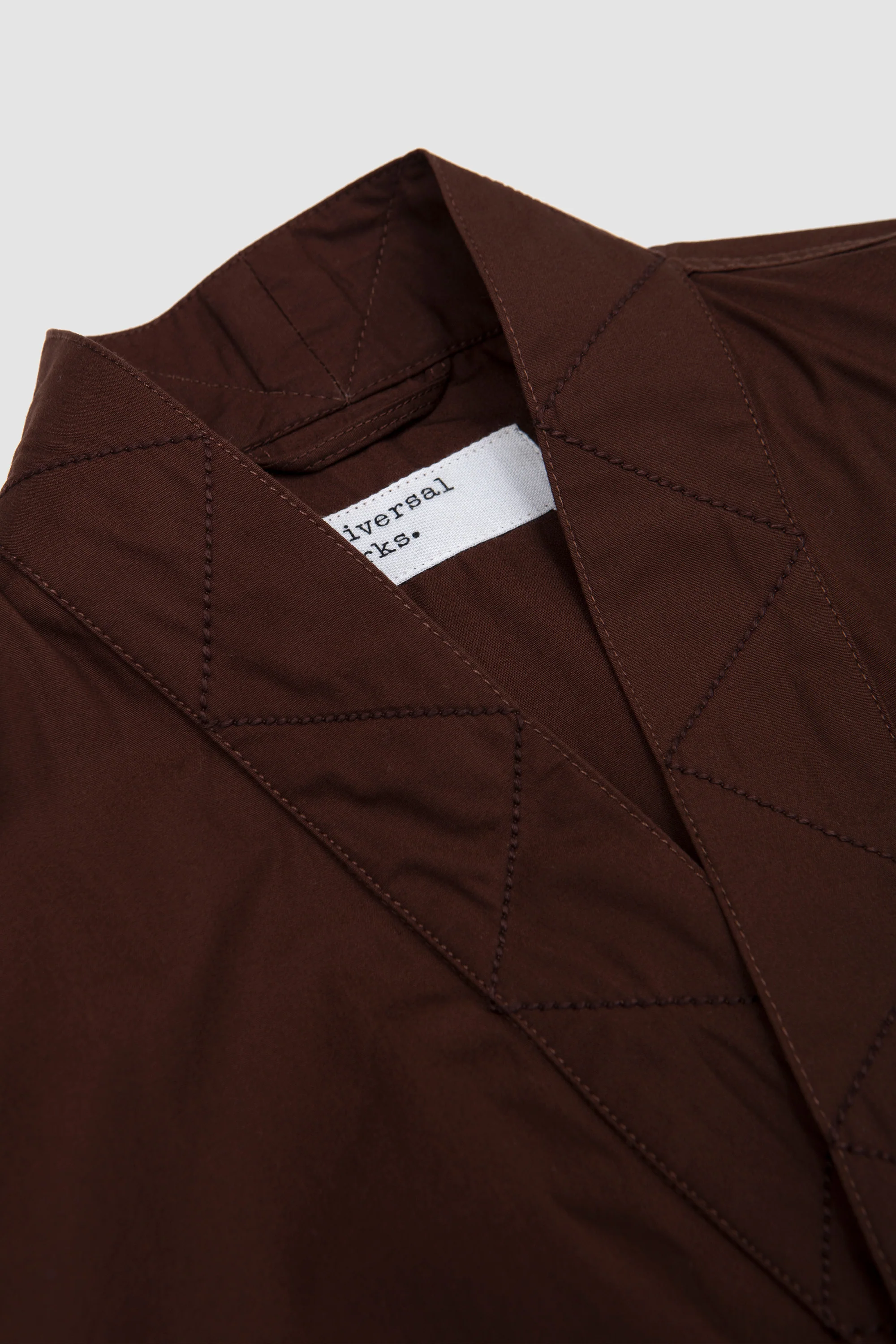 Osaka Work Jacket Peached Poplin Brown - Image 3