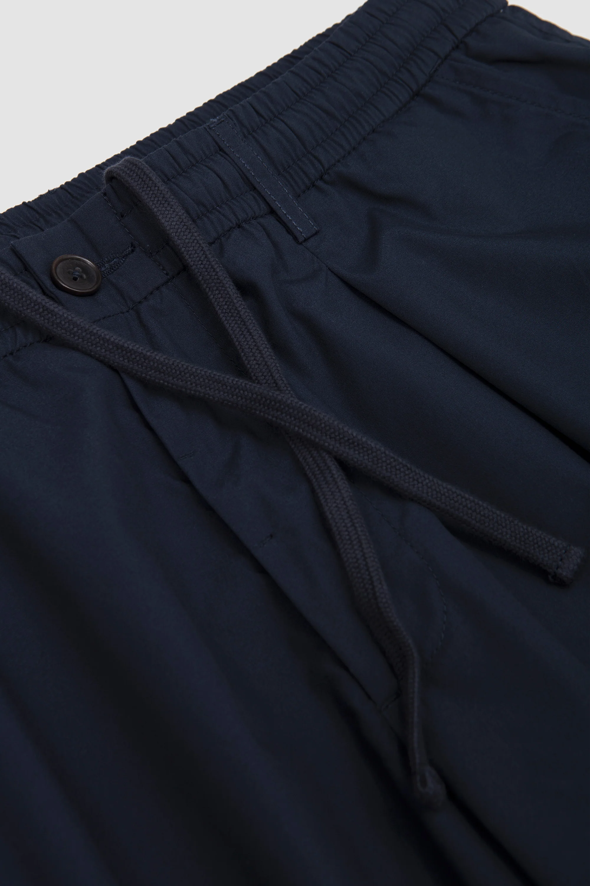 Pleated Track Pant Rec. Poly Tech Navy - Image 3