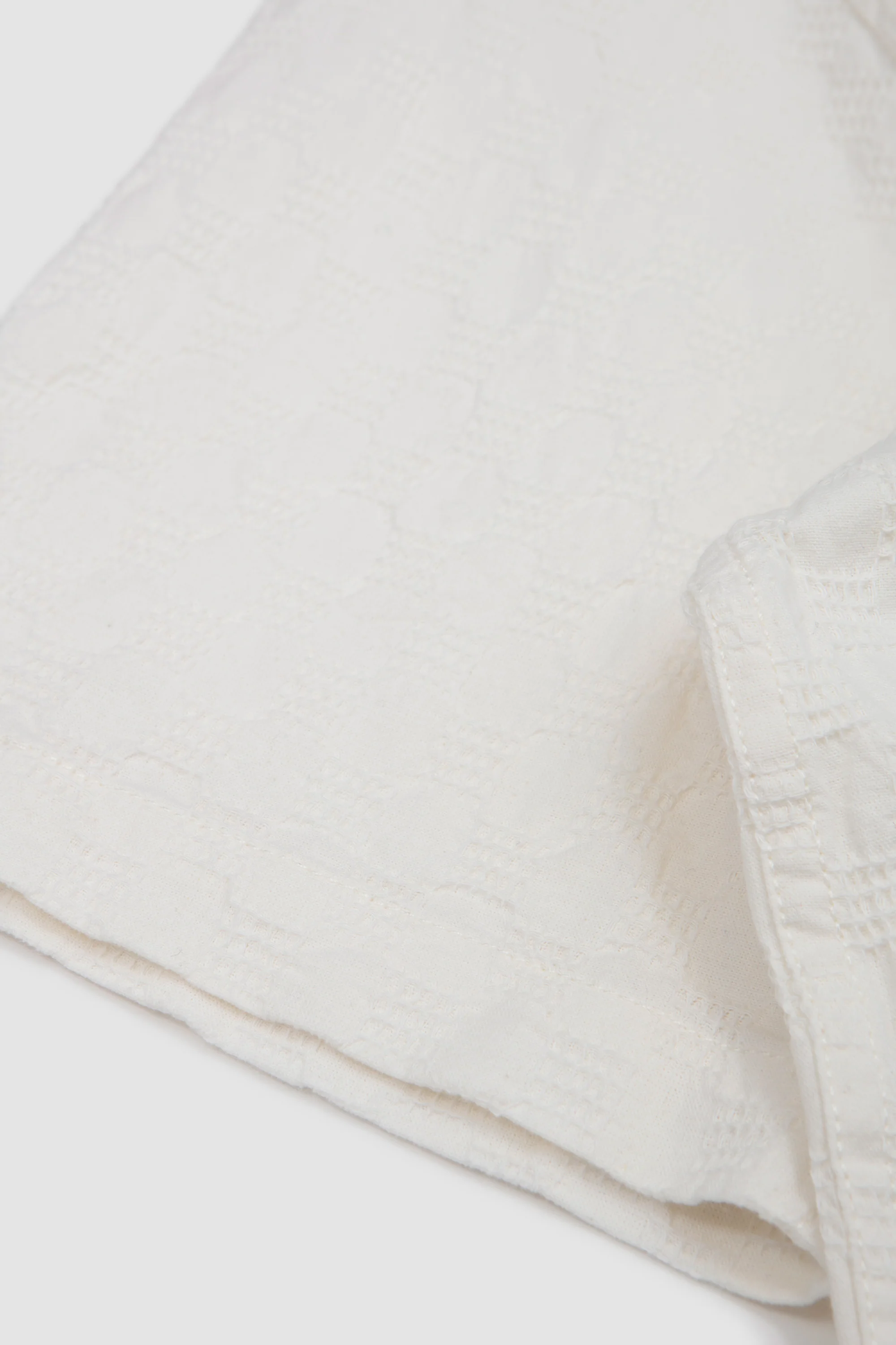Road Shirt Dot Waffle Ecru - Image 3