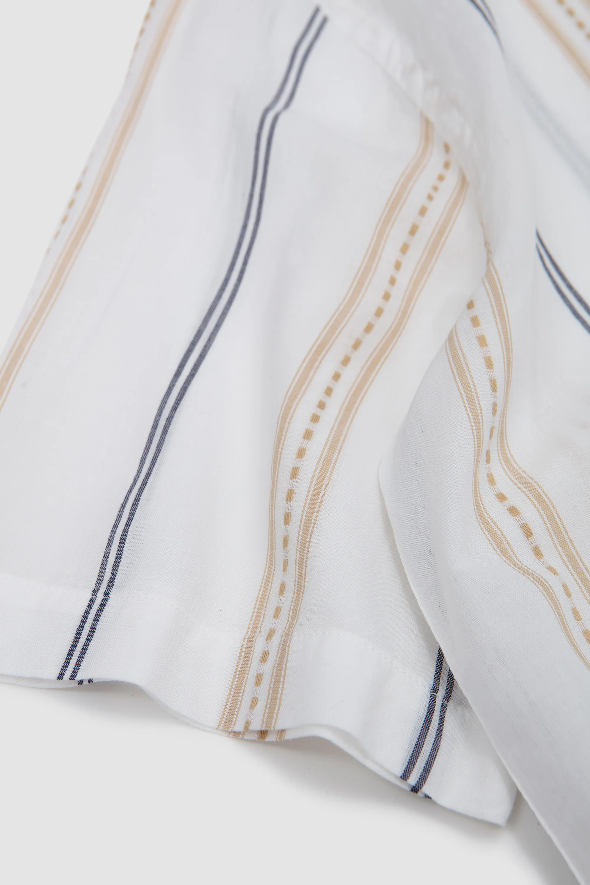 Road Shirt Hendrix Stripe Ecru/ Navy/ Sand - Image 4