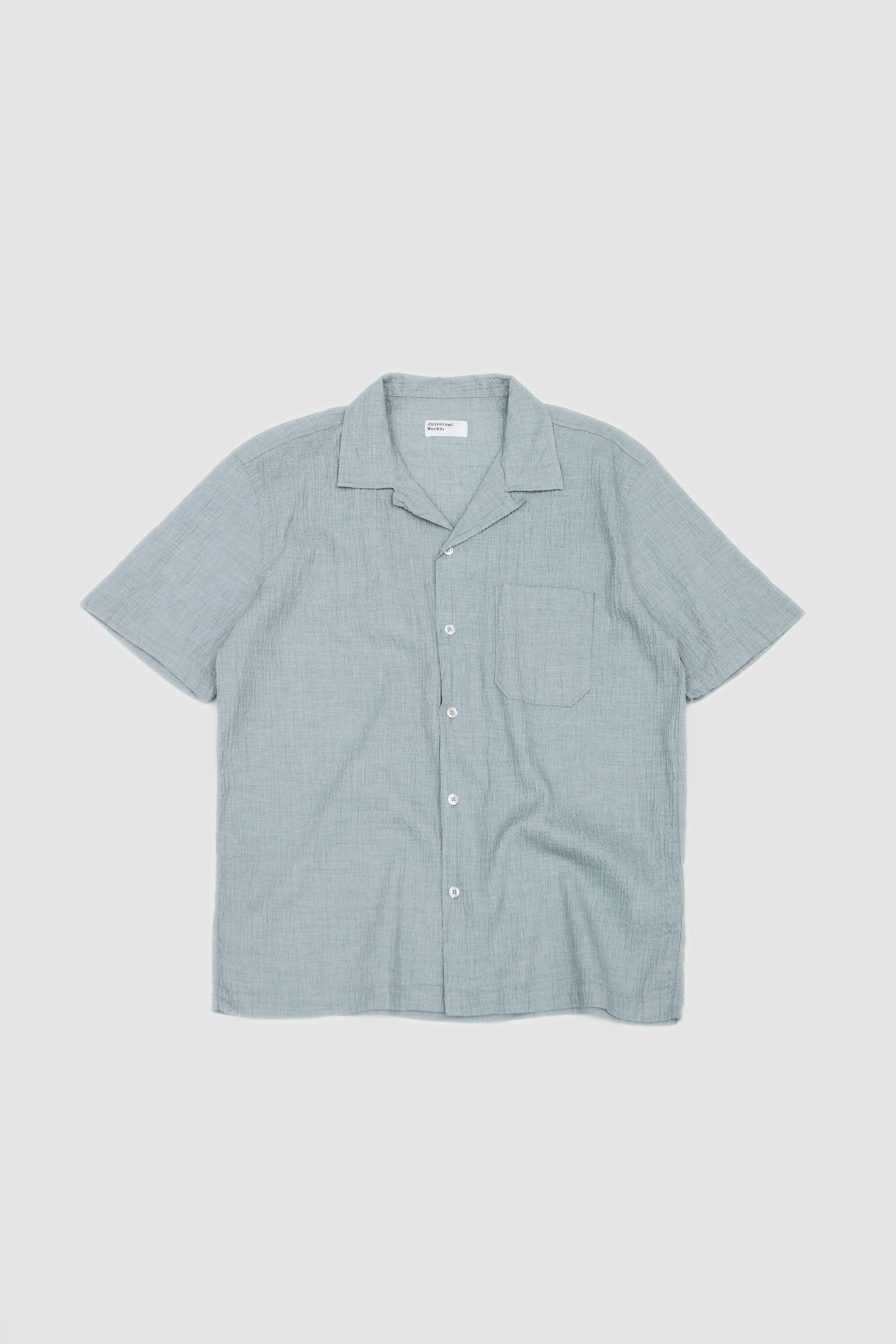 Road Shirt Seersucker Green