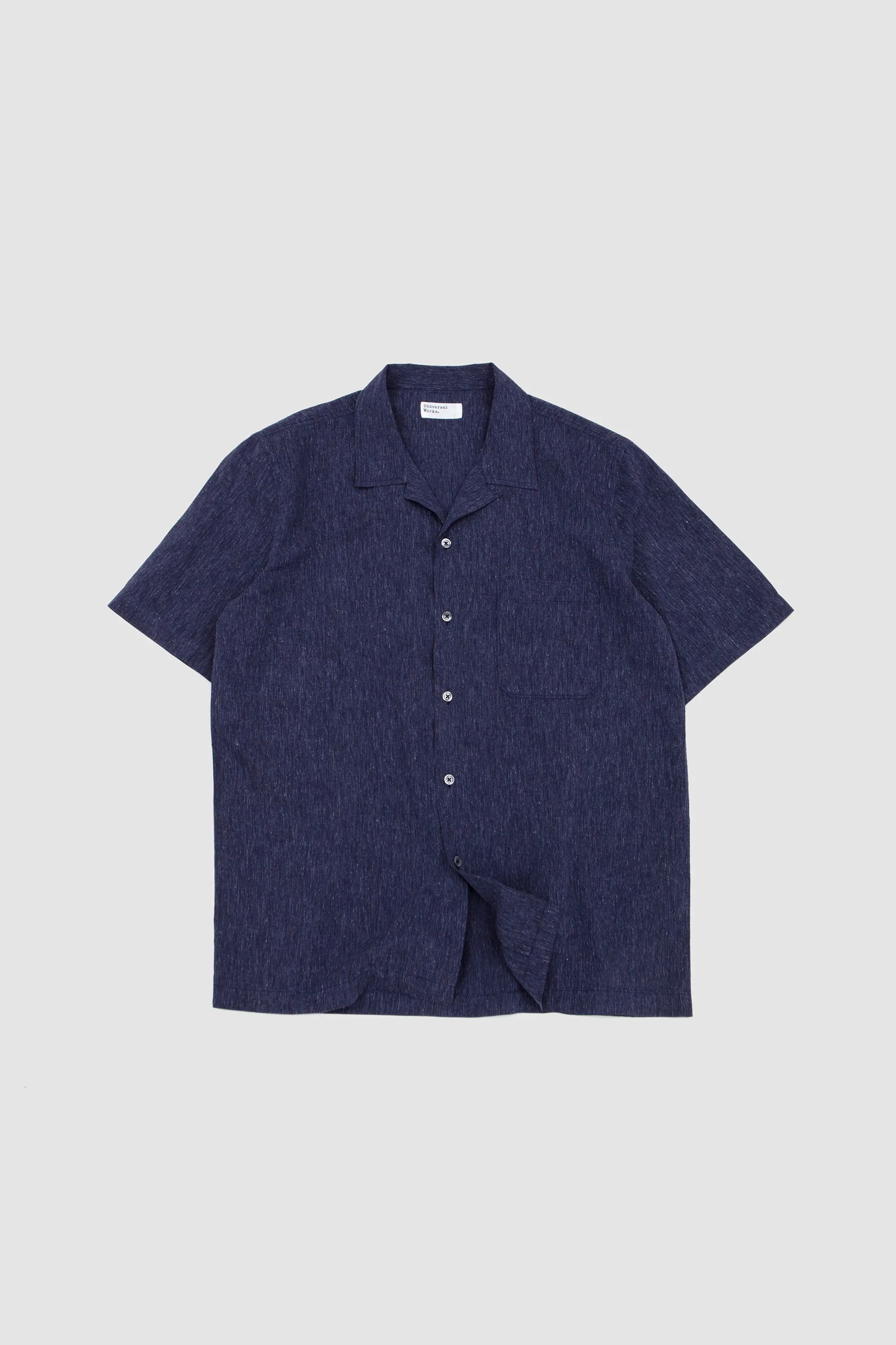 Road Shirt Sido Linen Mix Navy - Image 2