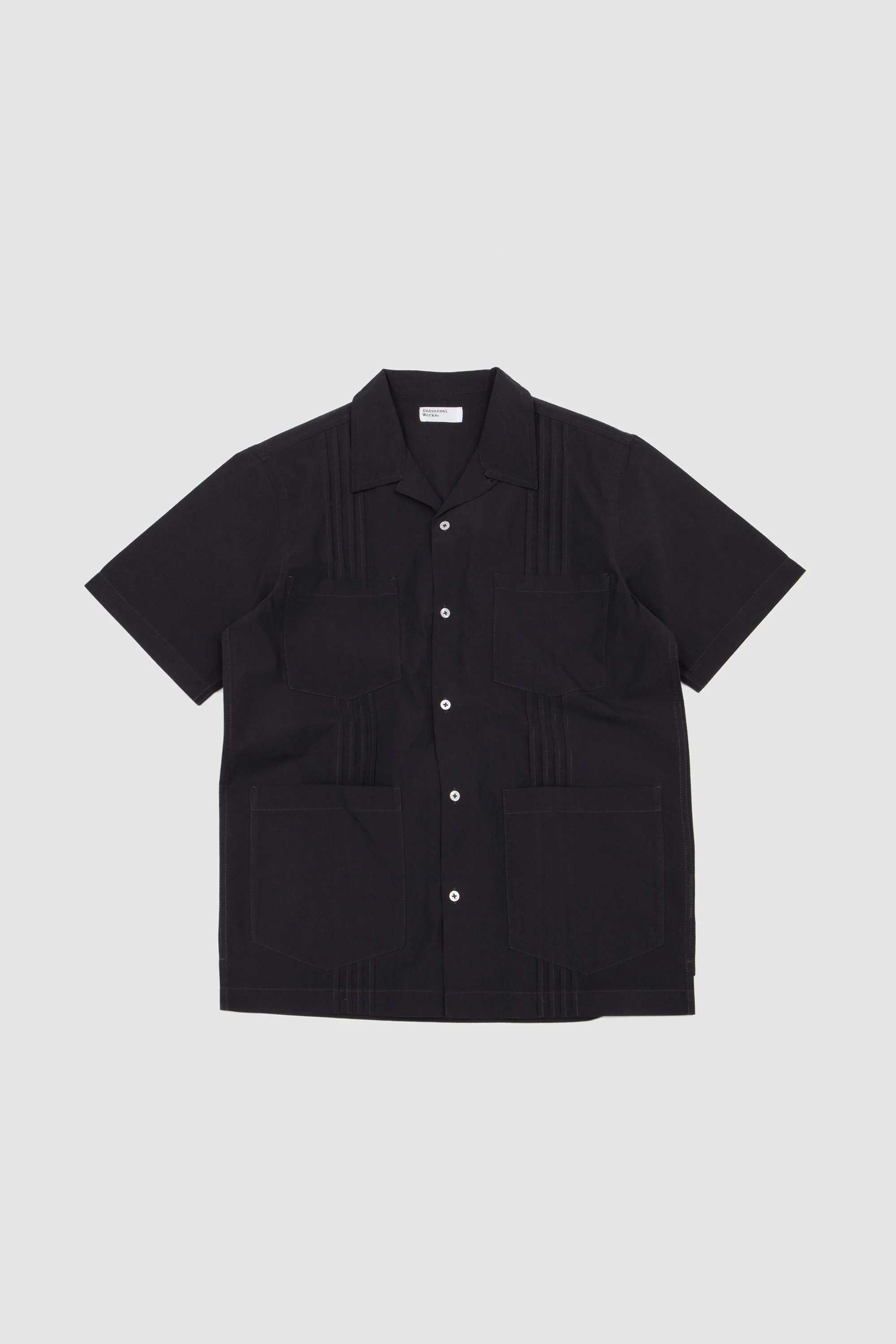 SS Dwight Overshirt Tech Cotton Black - Image 2