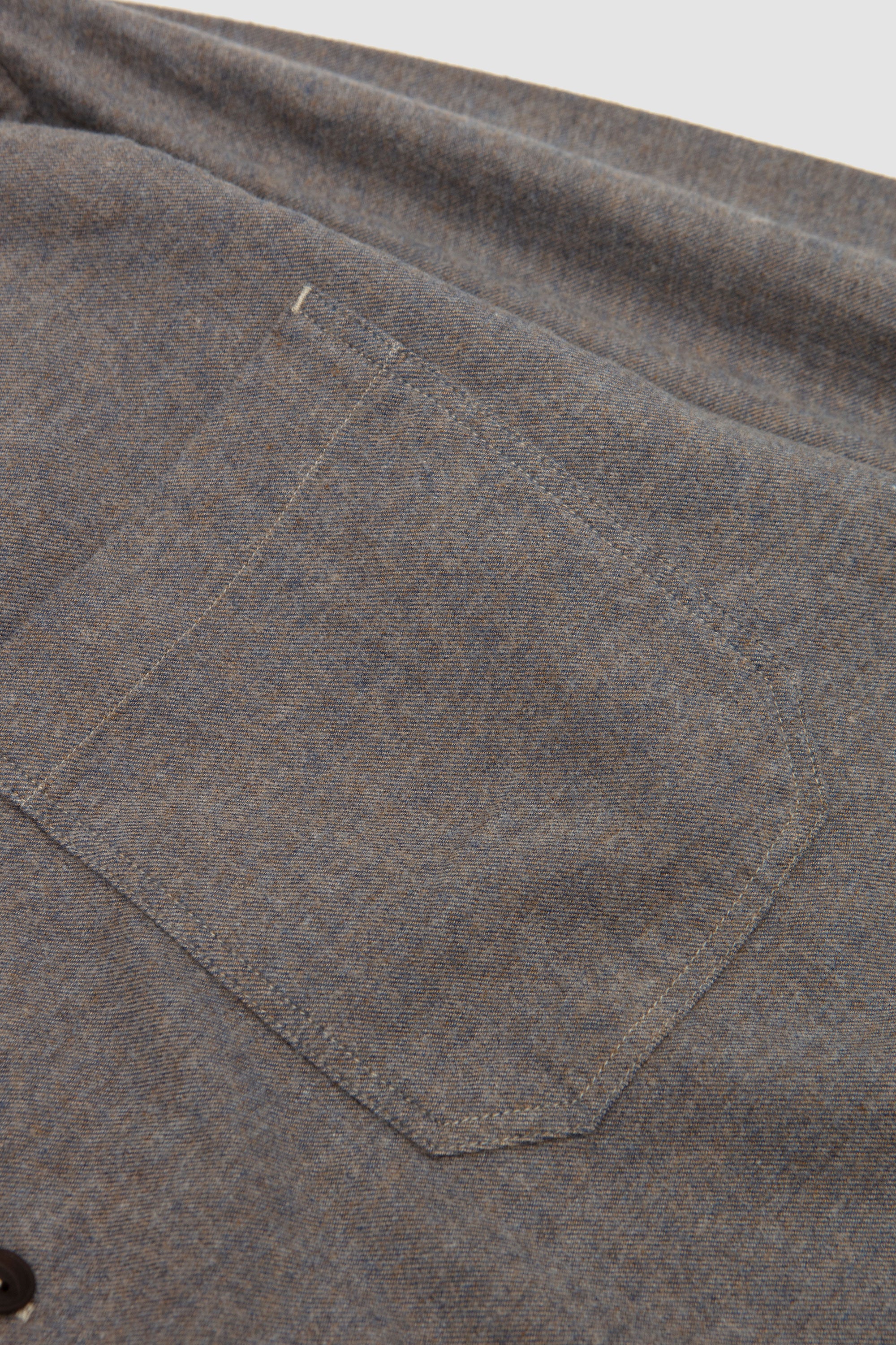 Work Shirt Brushed Flannel Brown - Image 4
