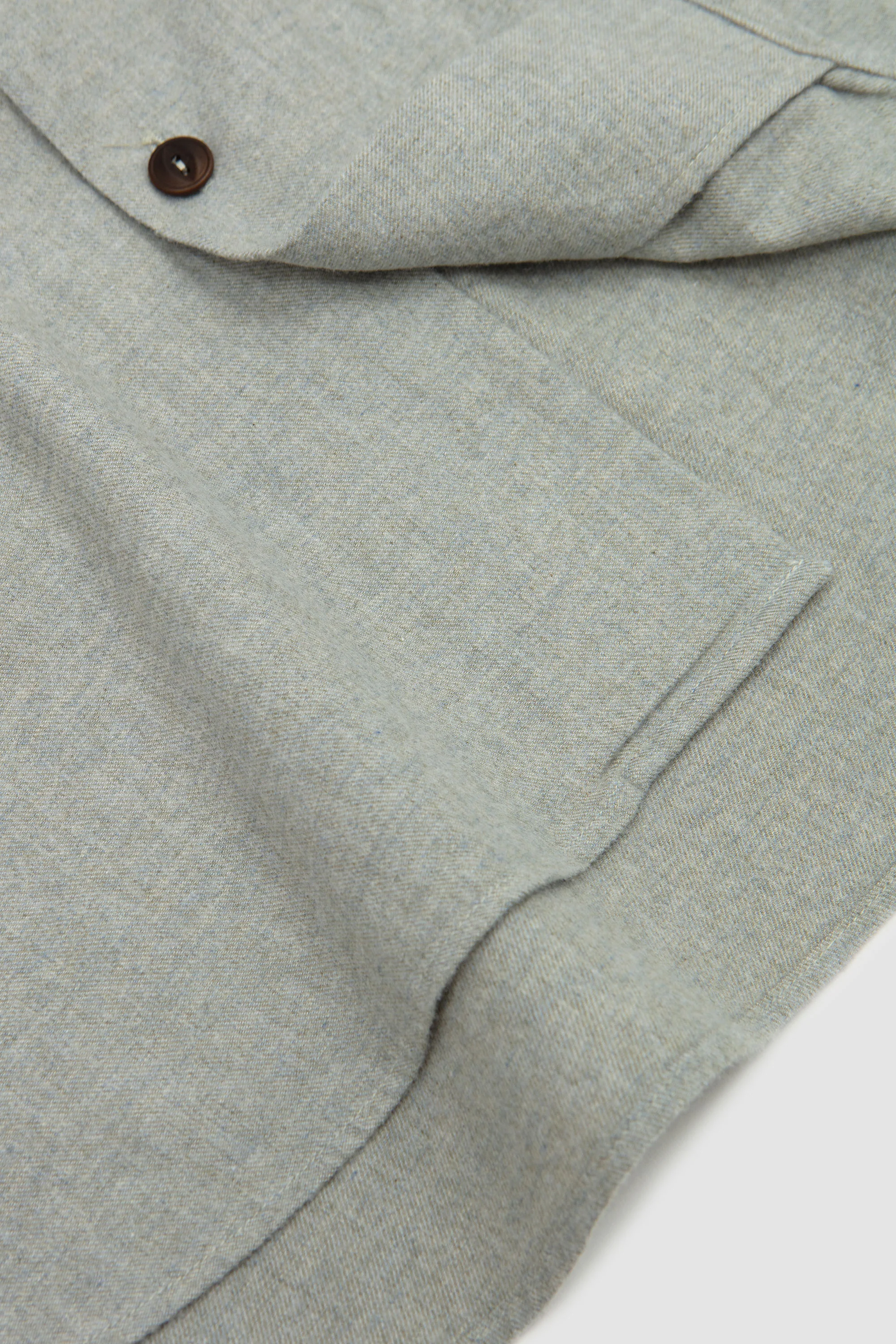 Work Shirt Brushed Flannel Grey - Image 4