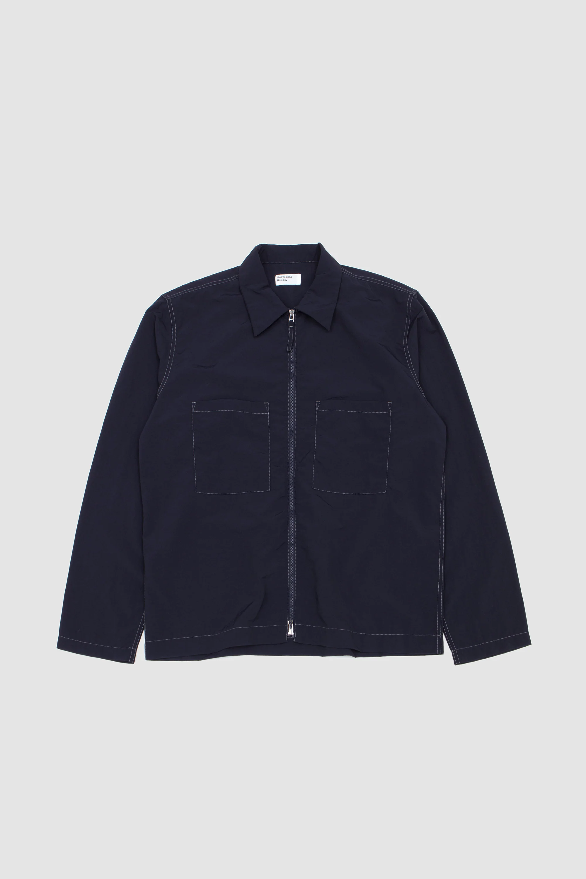 Zip Too Shirt Seo Recycled Nylon Navy