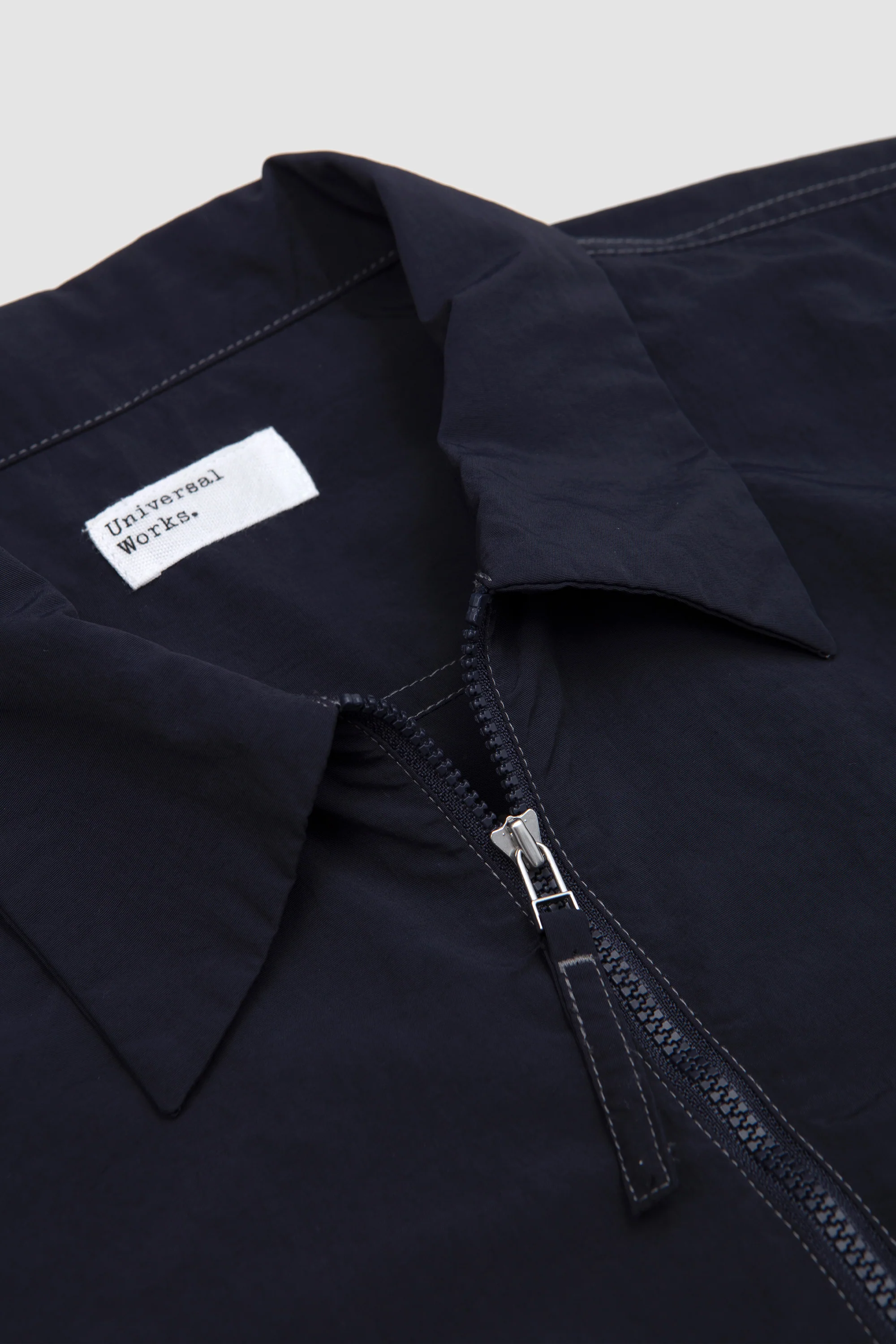 Zip Too Shirt Seo Recycled Nylon Navy - Image 3