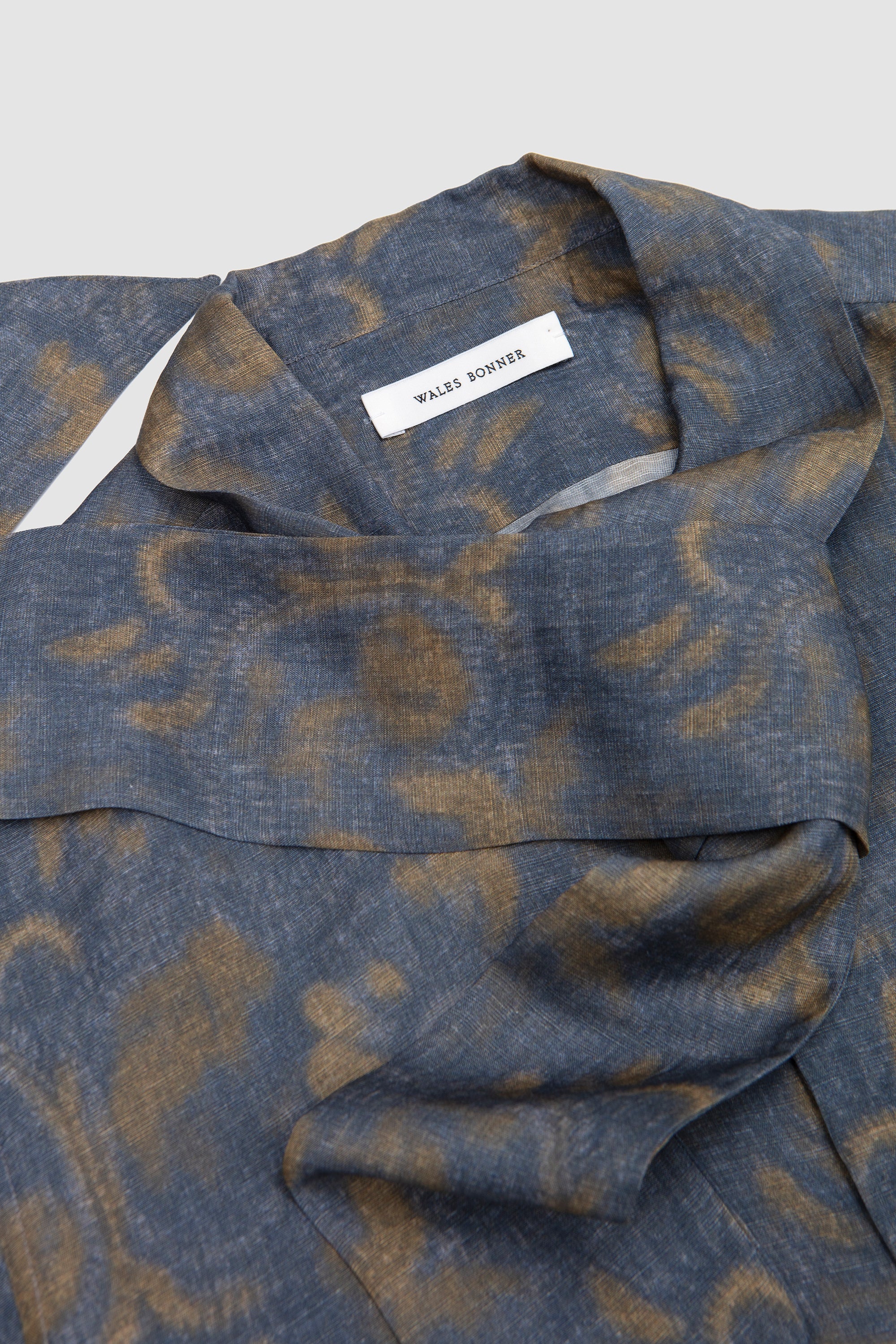 Flora Shirt Indigo/ Olive/ Lavender - Image 3
