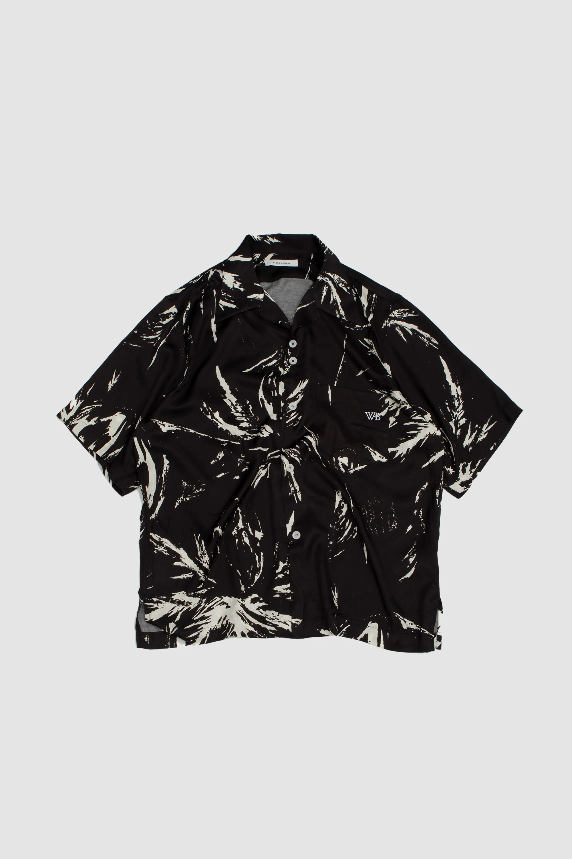 Highlife Bowling Shirt Mcnish Black/ White - Image 4