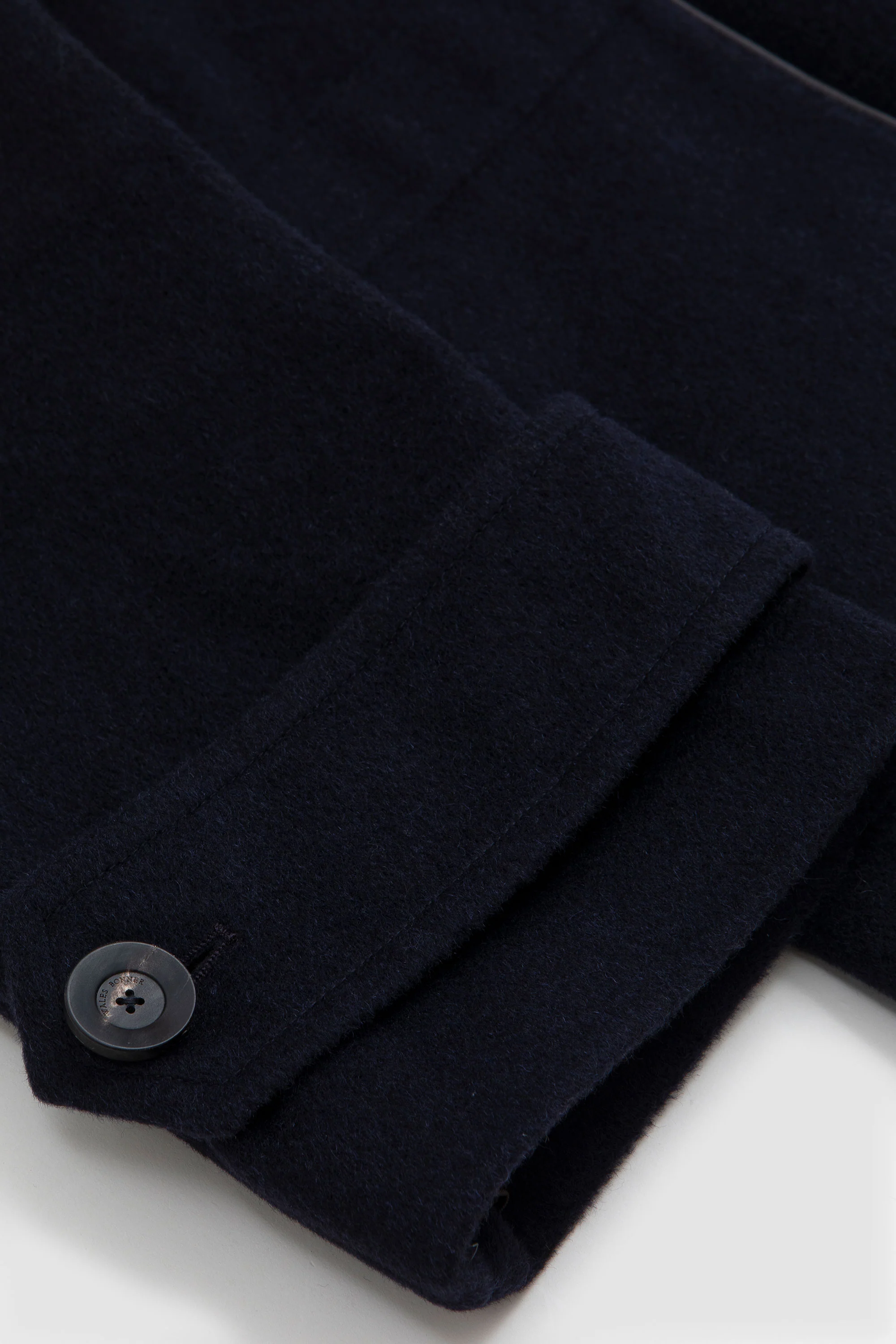 Library Duffle Coat Heavy Wool Navy - Image 4