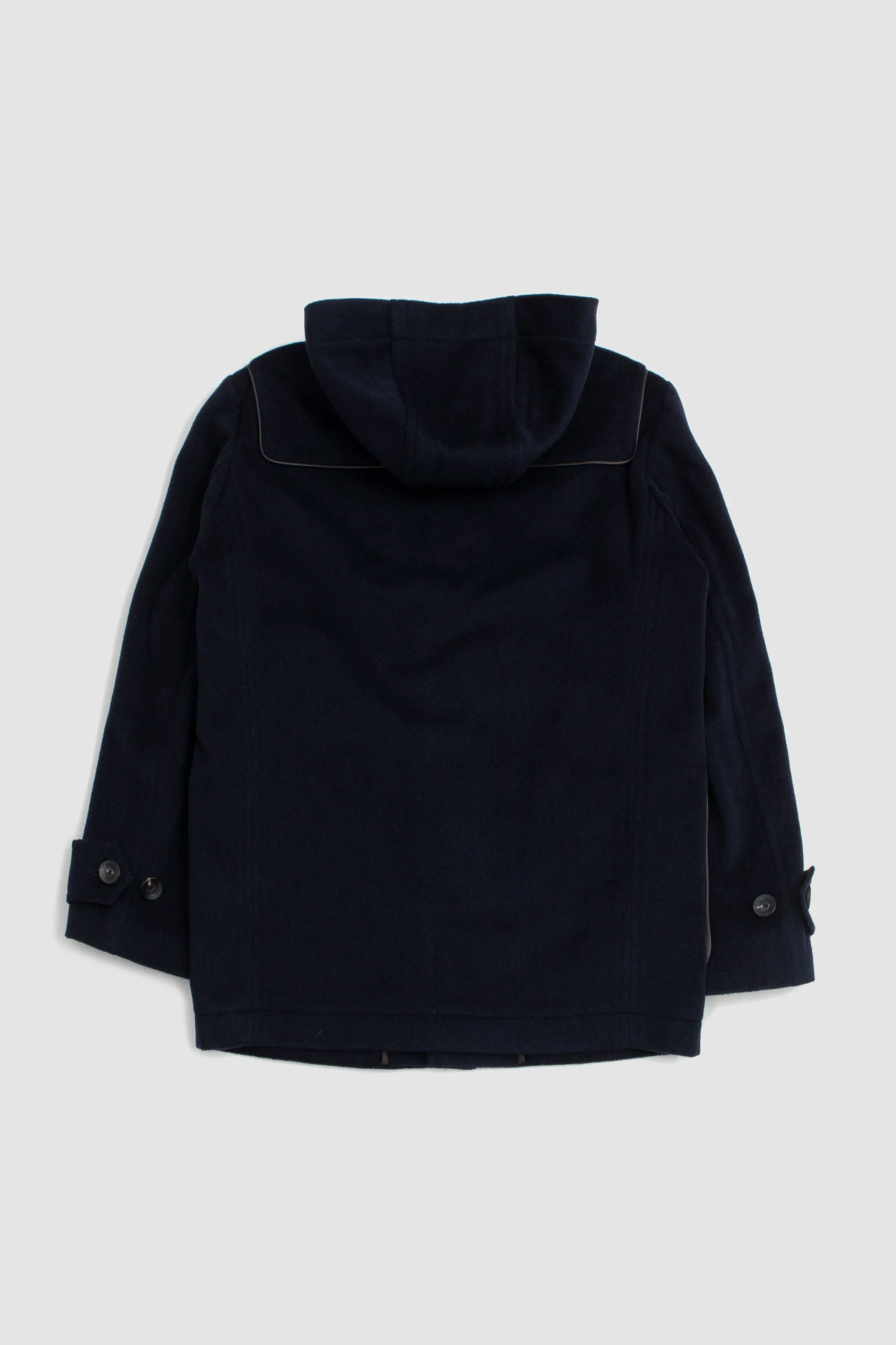 Library Duffle Coat Heavy Wool Navy - Image 5