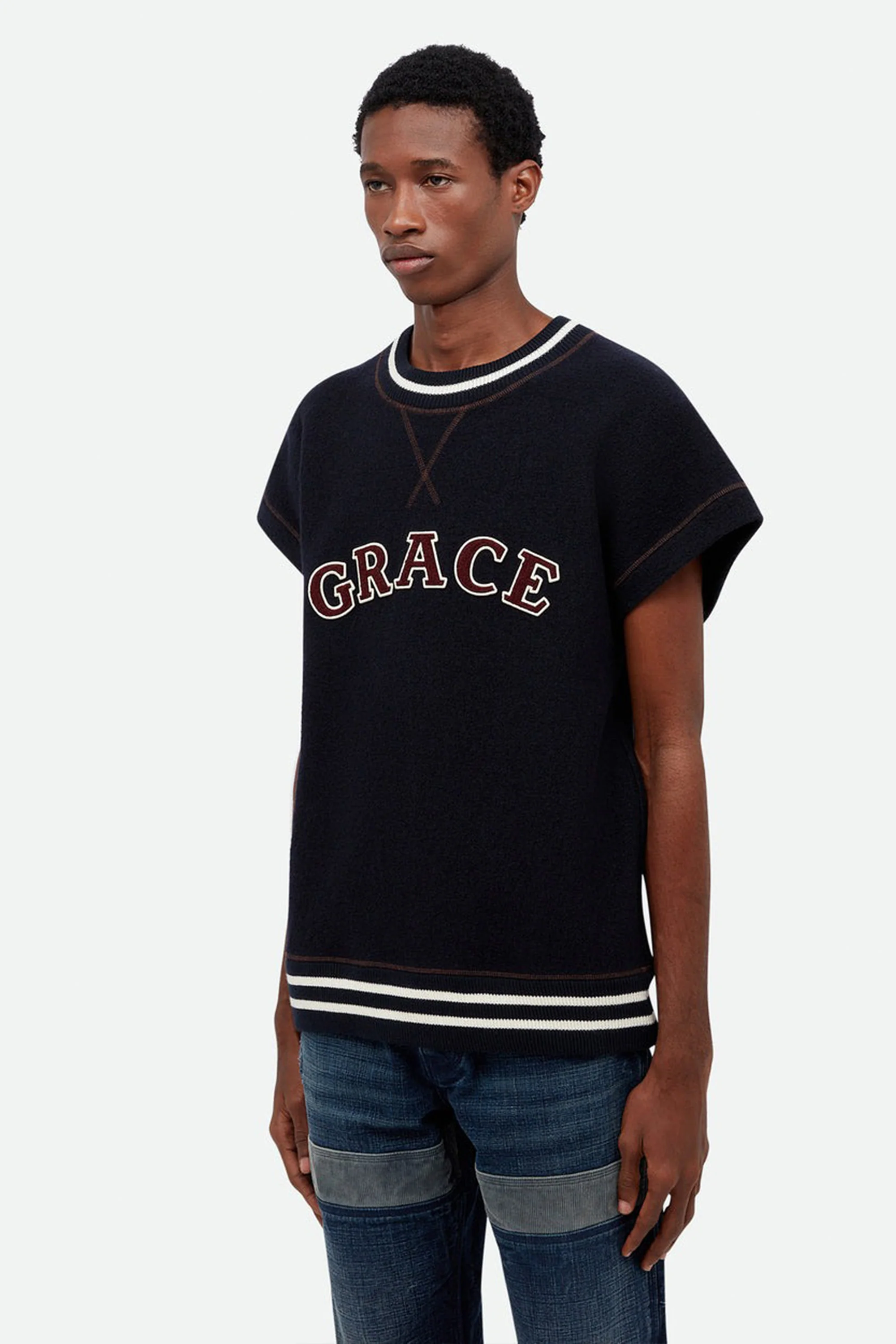 October Vest Navy