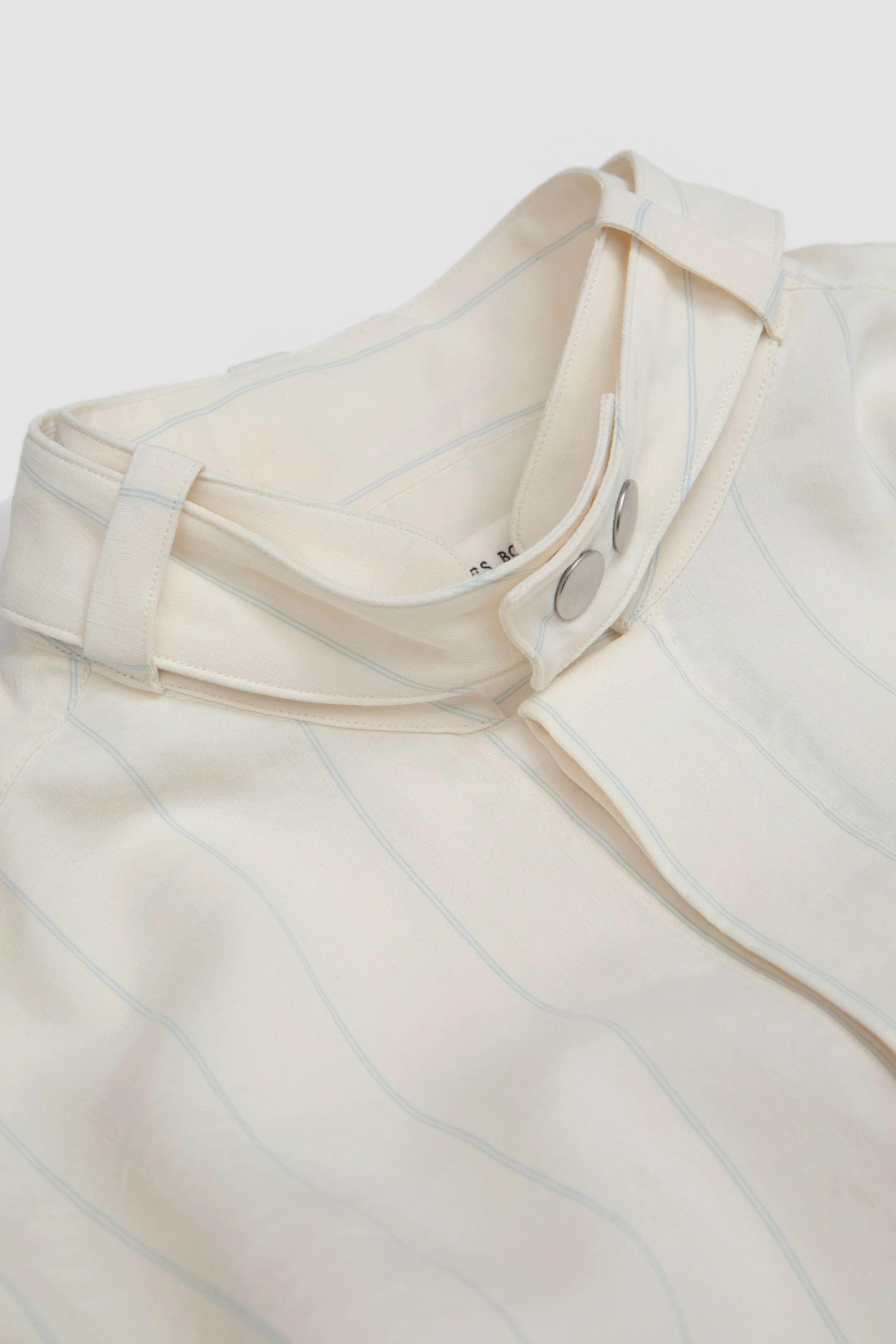 Portrait Shirt White/ Blue - Image 3