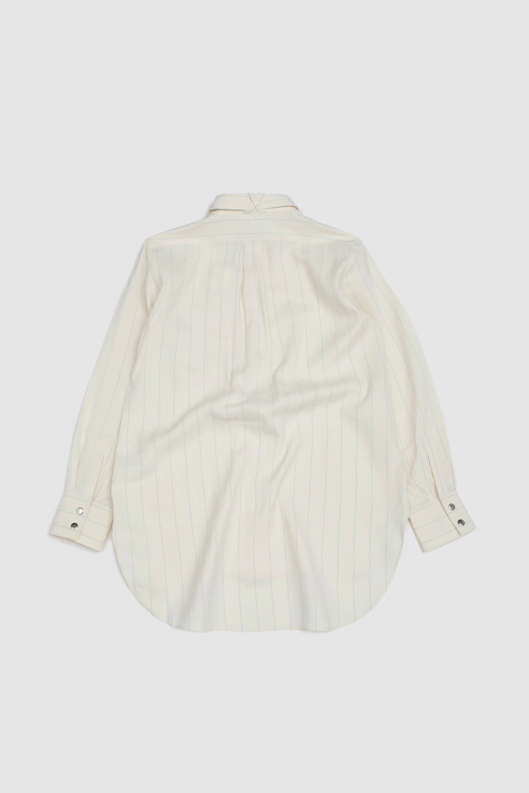 Portrait Shirt White/ Blue - Image 5