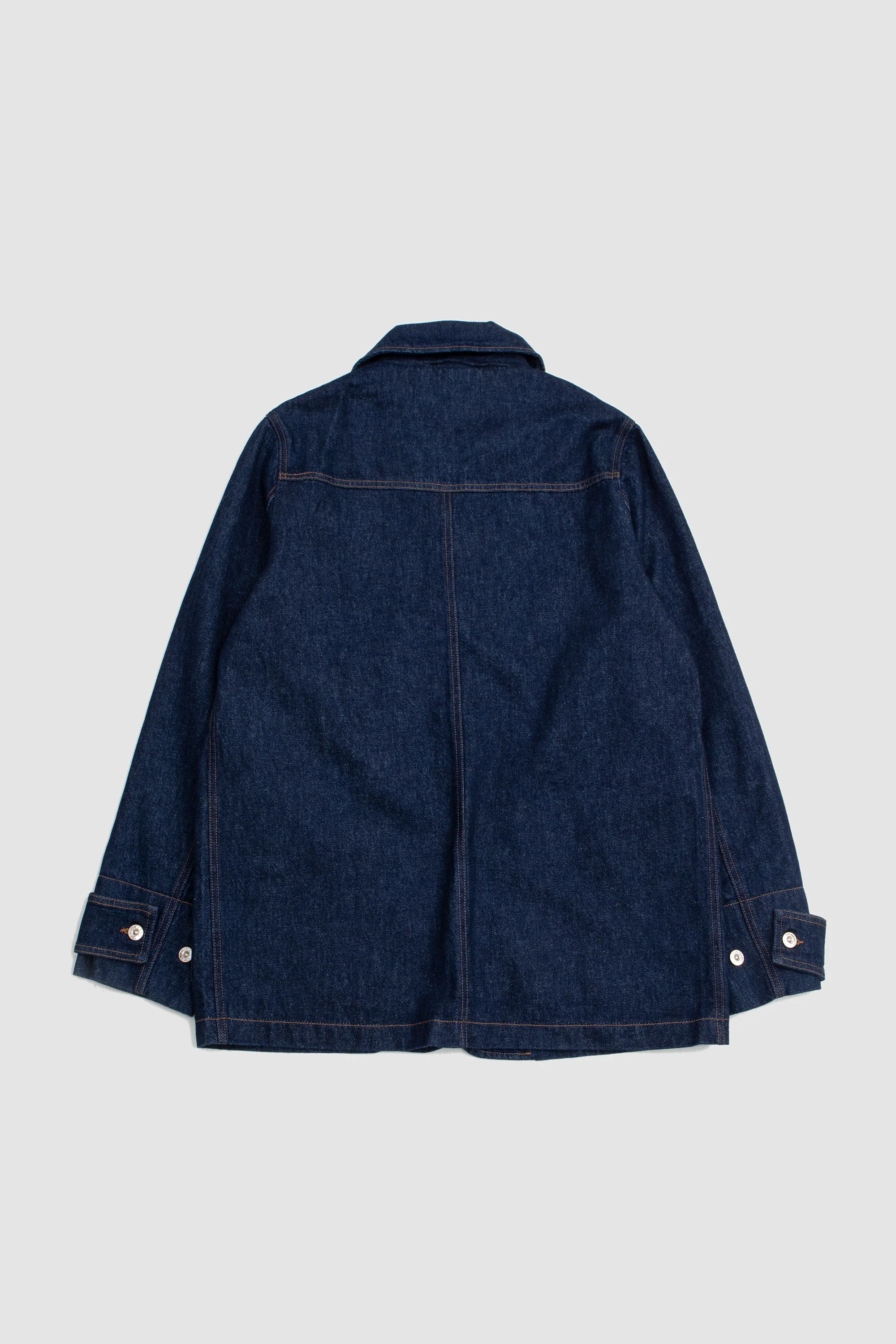 Shadow Denim Jacket Raw Denim Deep Blue - Image 5